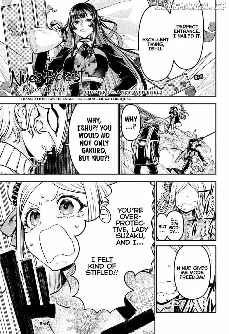 Nue no Onmyouji Chapter 107 page 1 - 