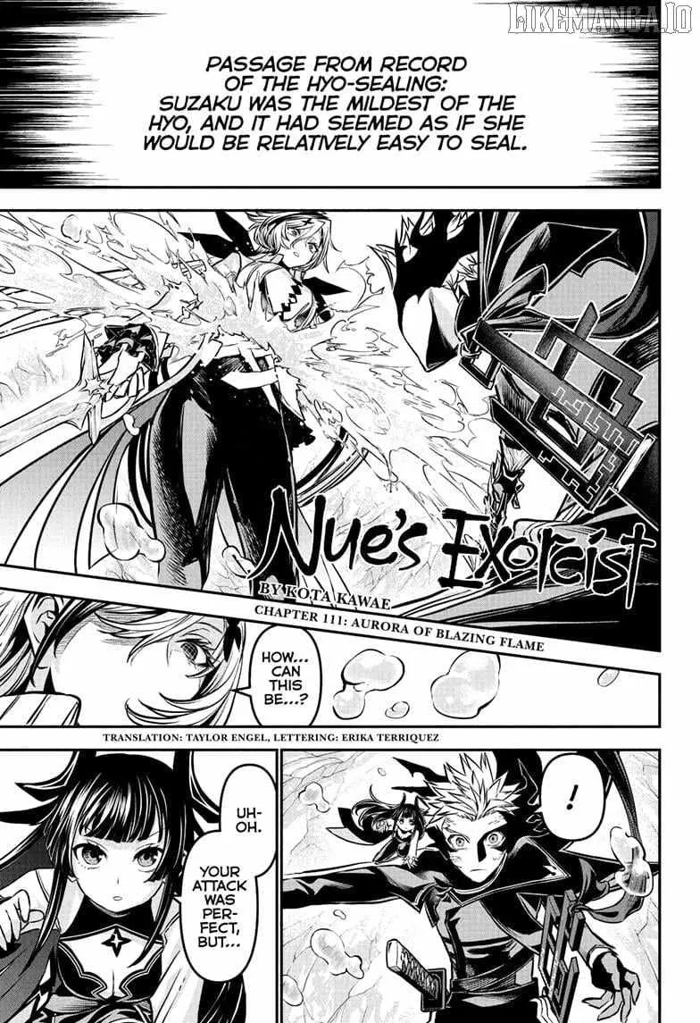 Nue no Onmyouji Chapter 111 page 1 - 