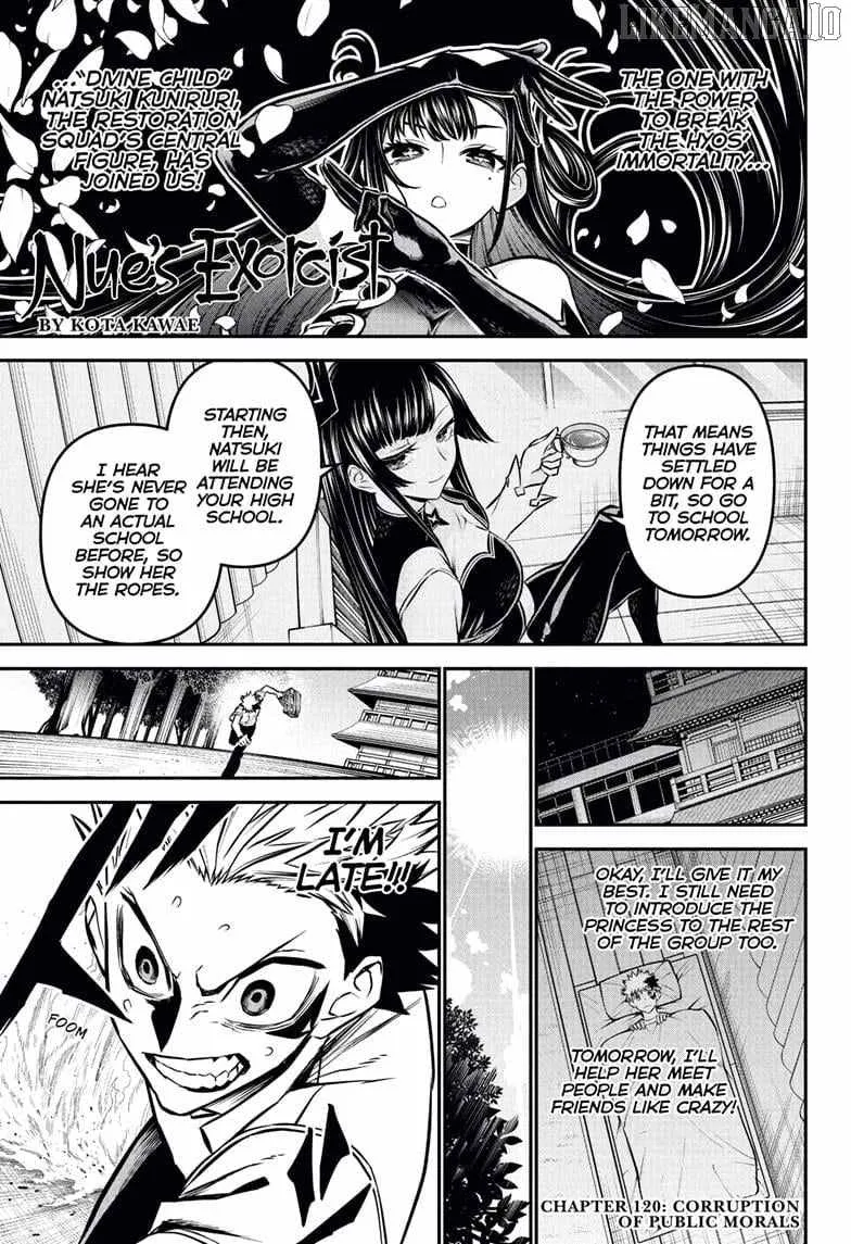 Nue no Onmyouji Chapter 120 page 1 - 
