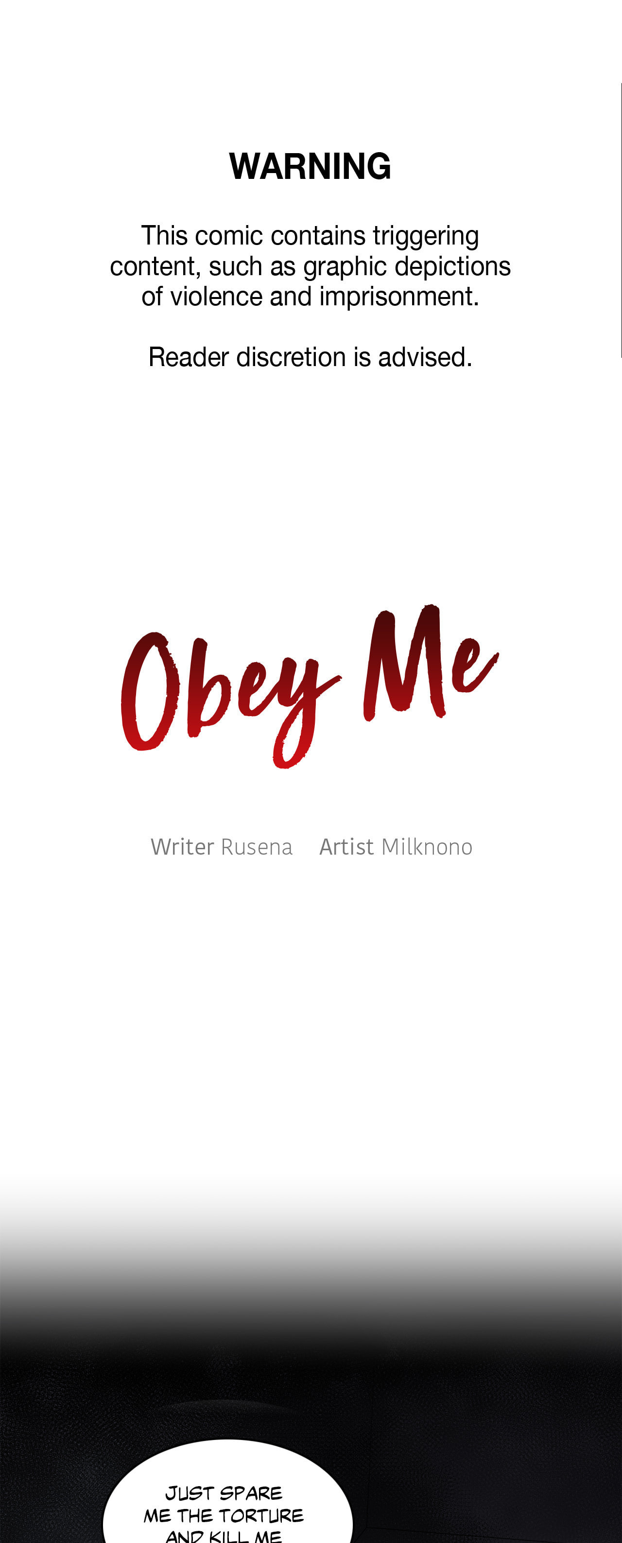 Obey Me Chapter 11 page 1 - 