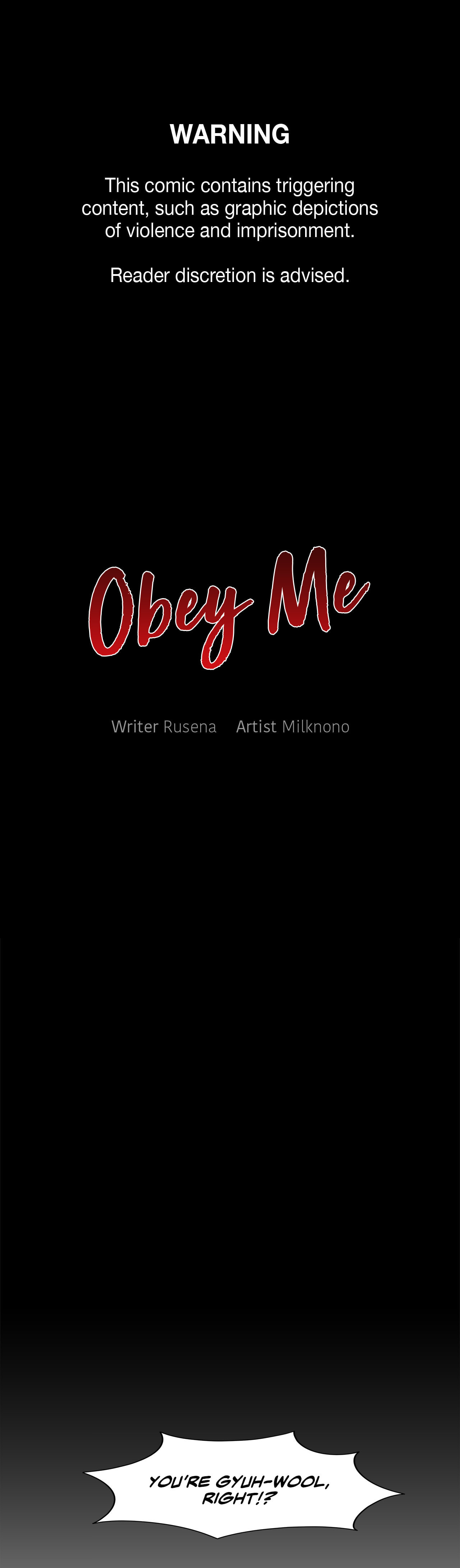 Obey Me Chapter 2 page 1 - 