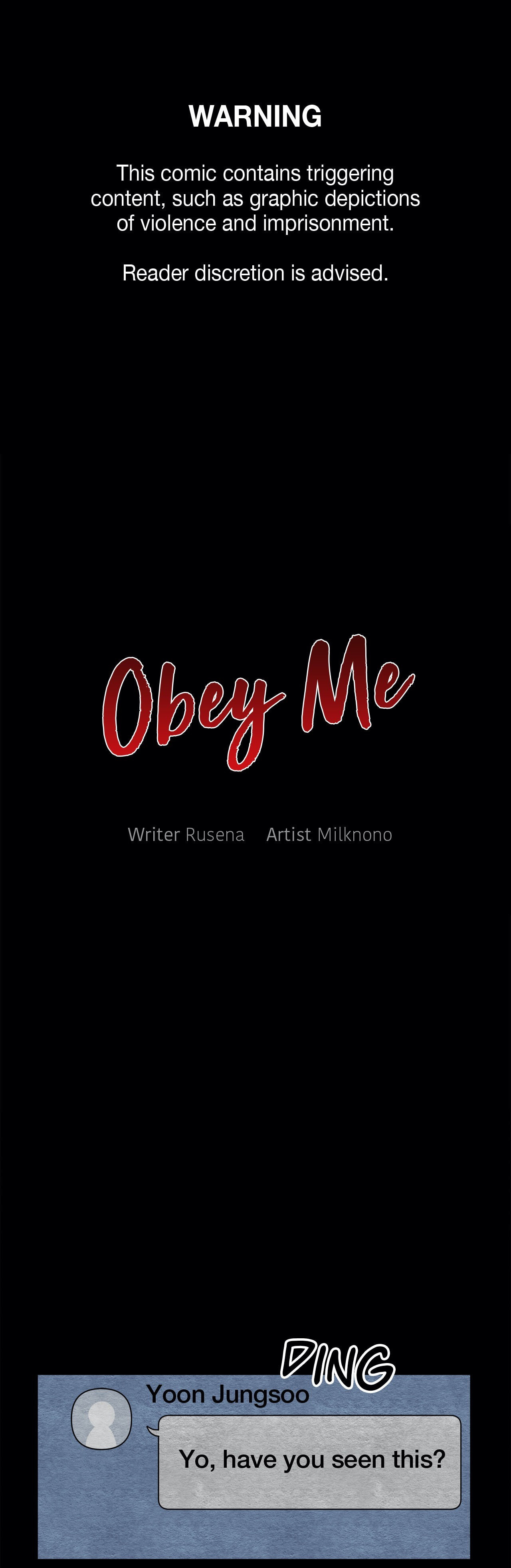 Obey Me Chapter 32 page 1 - 