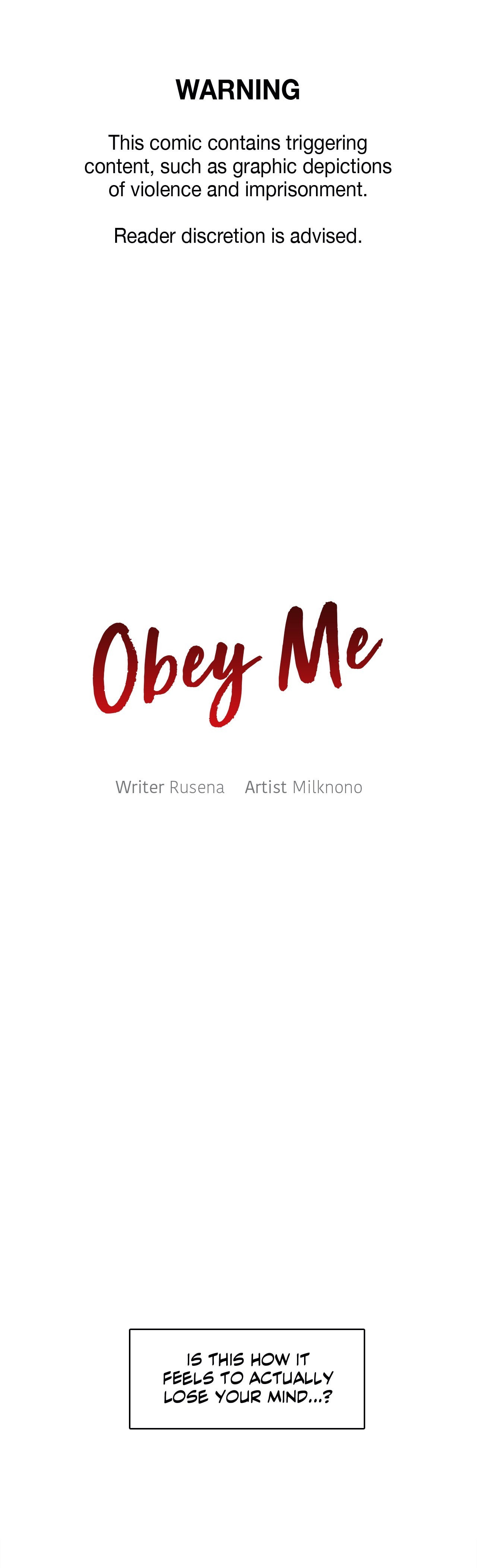 Obey Me Chapter 33 page 1 - 