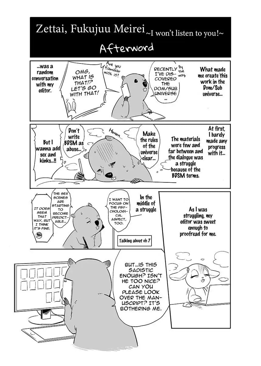 Obey Me Chapter 7.5 page 21 - 
