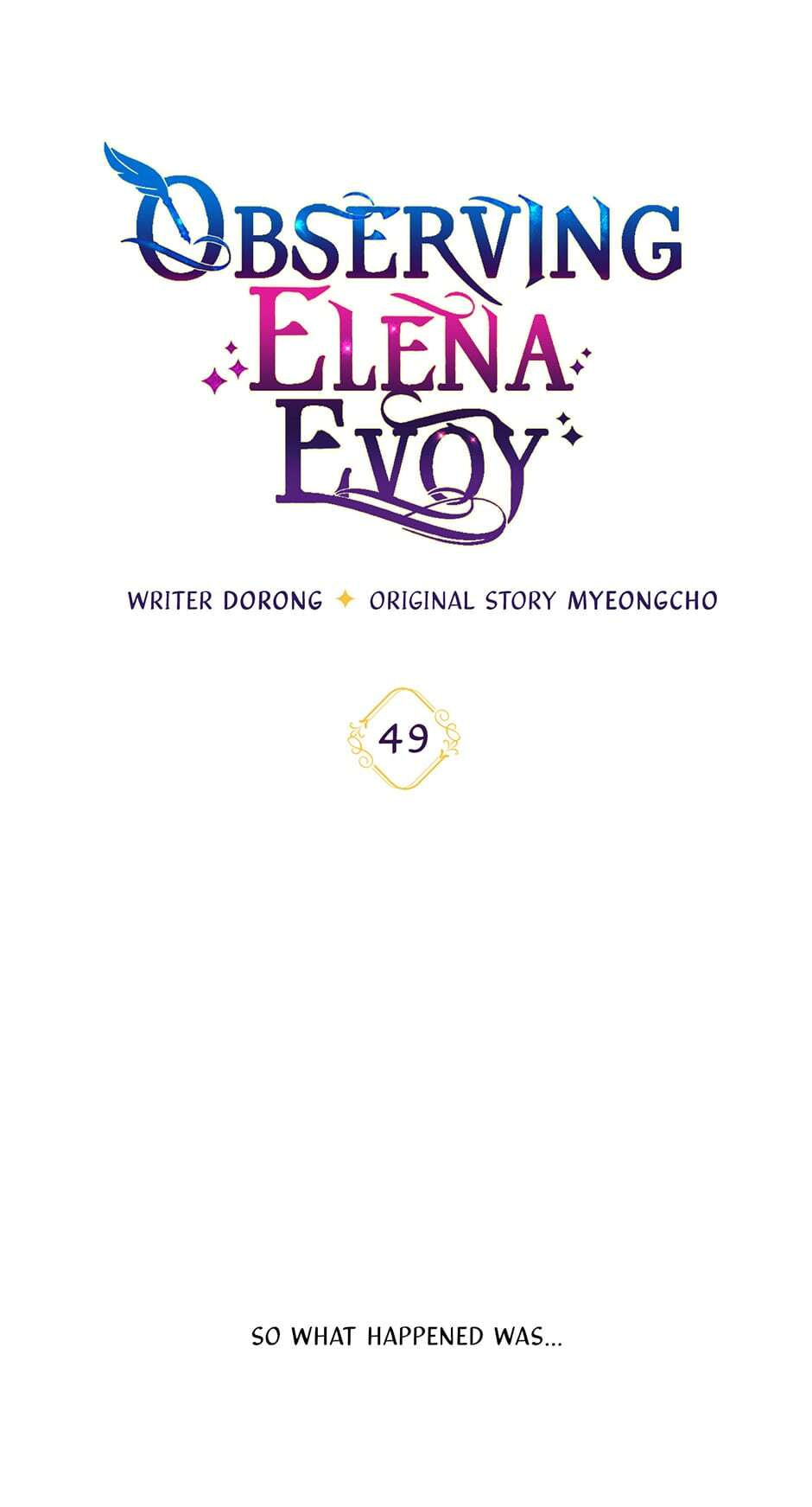 Observing Elena Evoy Chapter 49 page 9 - 