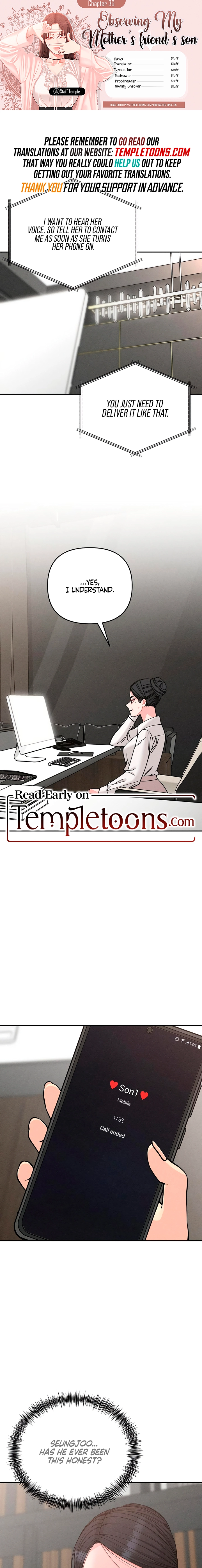 Observing My Mom’sFriend’s Son Chapter 36 page 1 - 