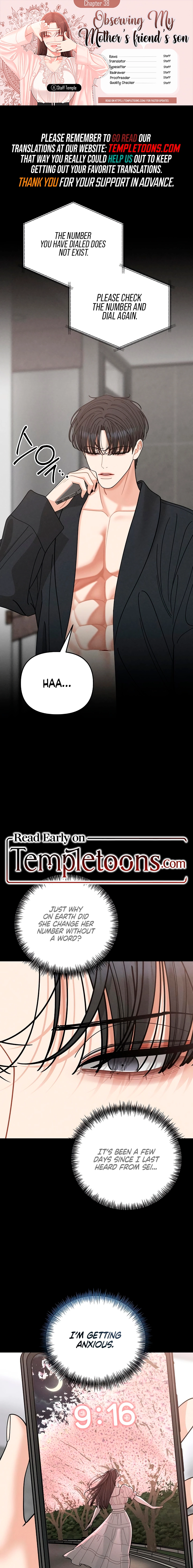 Observing My Mom’sFriend’s Son Chapter 38 page 1 - 