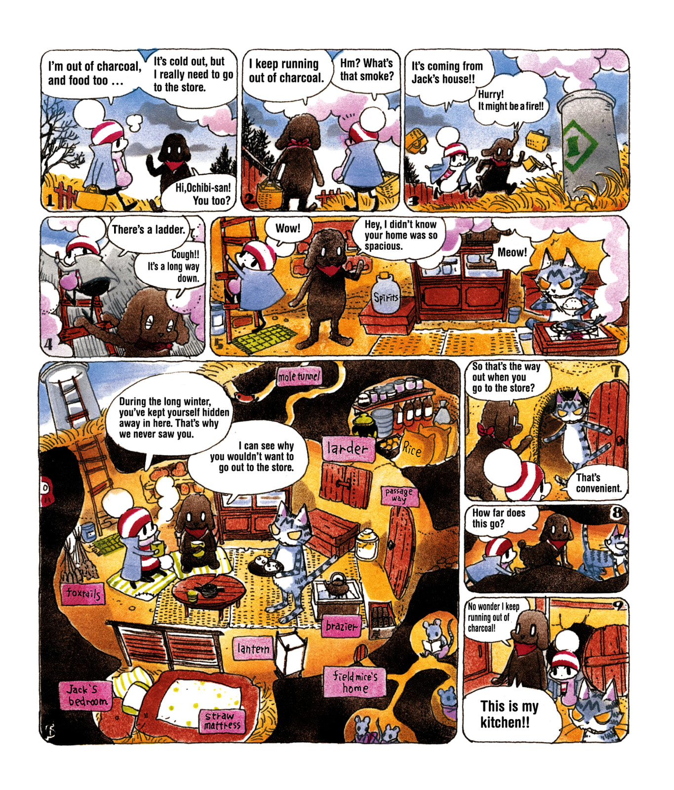Ochibi-san Chapter 4 page 58 - 