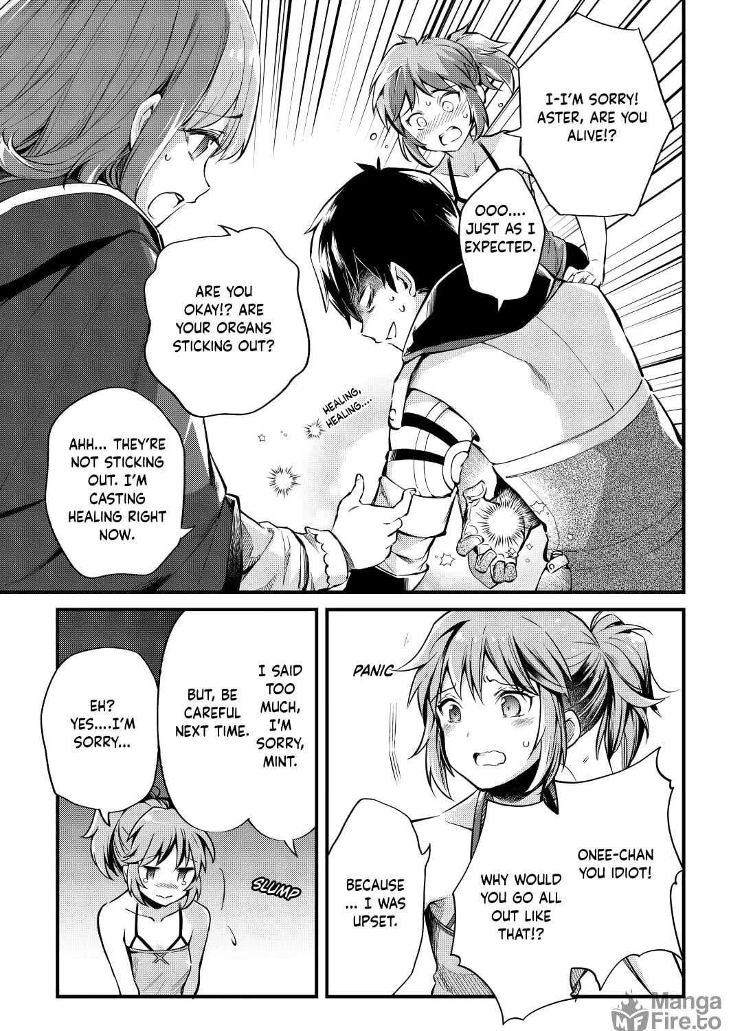Ochikobore “1” Mahou Tsukai wa, Kyou mo Muishiki ni Cheat wo Tsukau Chapter 10 page 38 - 