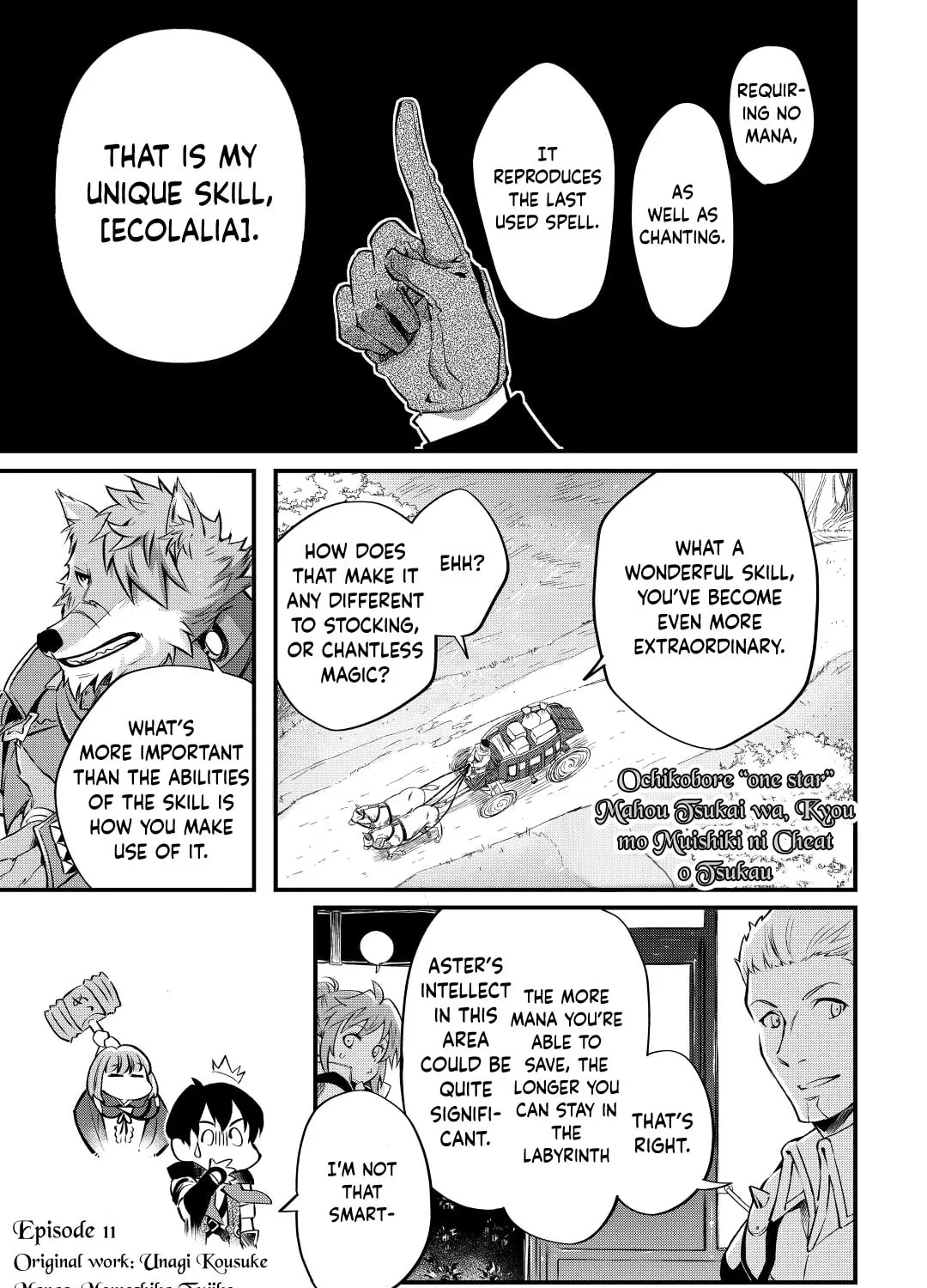 Ochikobore “1” Mahou Tsukai wa, Kyou mo Muishiki ni Cheat wo Tsukau Chapter 11 page 2 - 