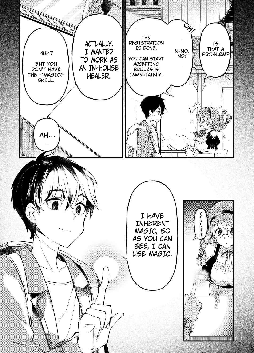 Ochikobore “1” Mahou Tsukai wa, Kyou mo Muishiki ni Cheat wo Tsukau Chapter 2 page 14 - 