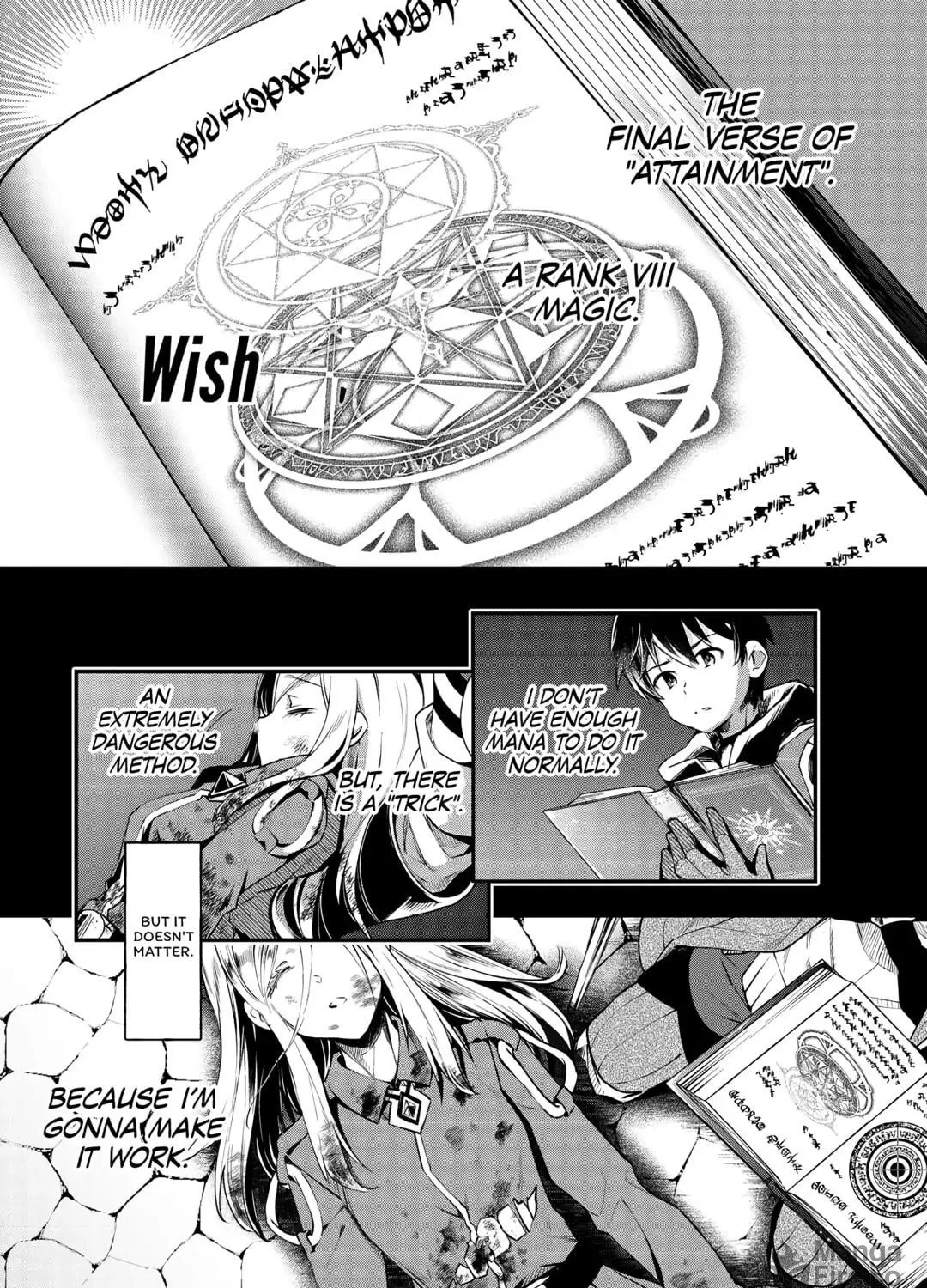 Ochikobore “1” Mahou Tsukai wa, Kyou mo Muishiki ni Cheat wo Tsukau Chapter 27 page 9 - 