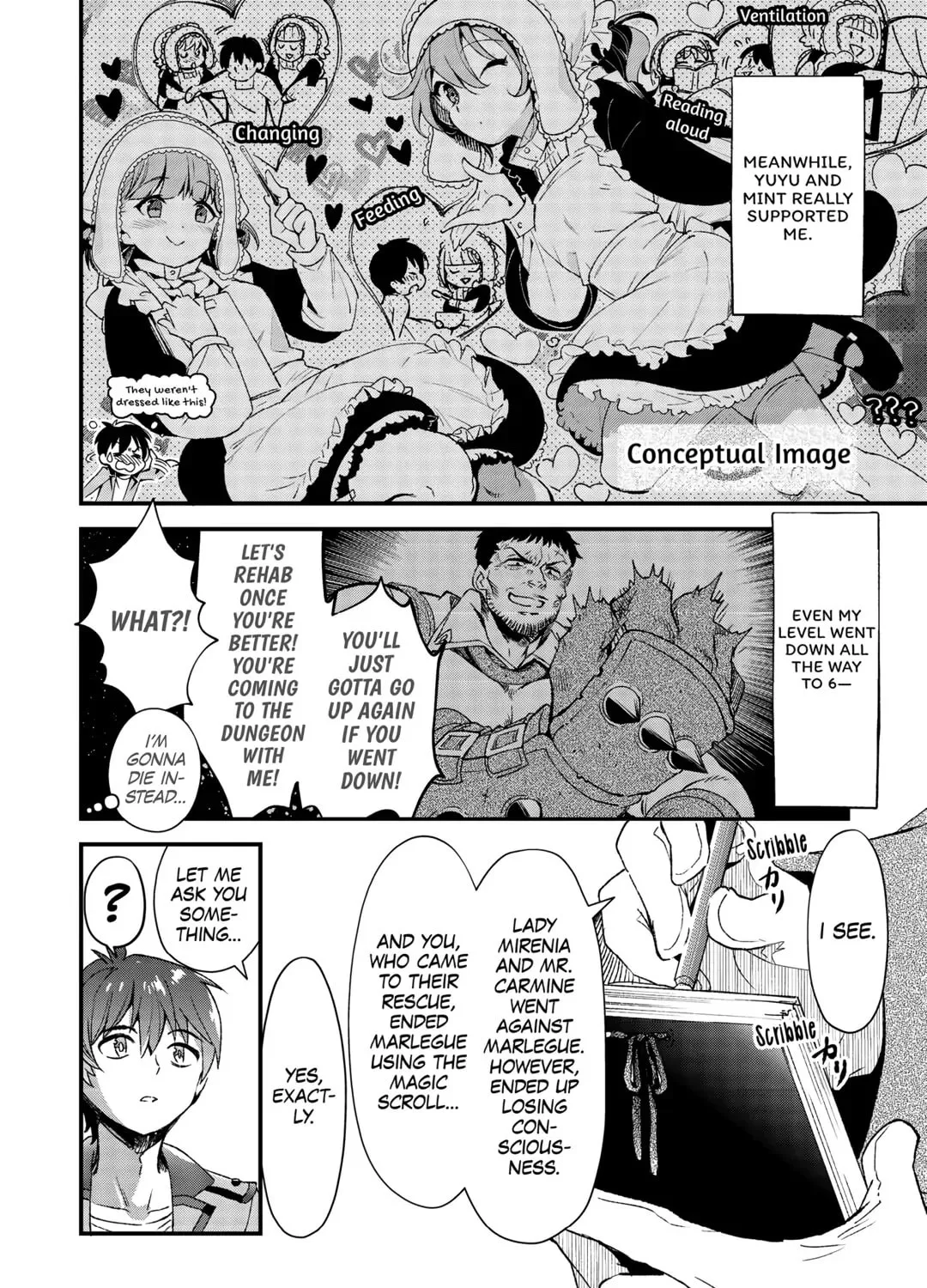 Ochikobore “1” Mahou Tsukai wa, Kyou mo Muishiki ni Cheat wo Tsukau Chapter 28 page 7 - 