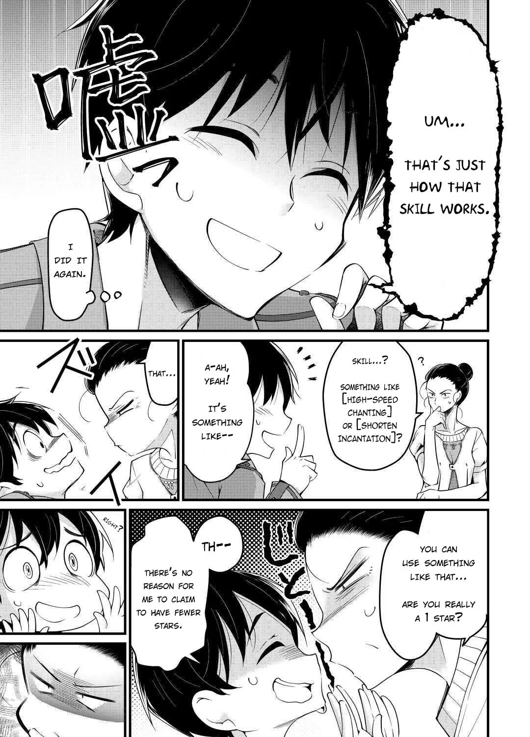 Ochikobore “1” Mahou Tsukai wa, Kyou mo Muishiki ni Cheat wo Tsukau Chapter 4 page 14 - 