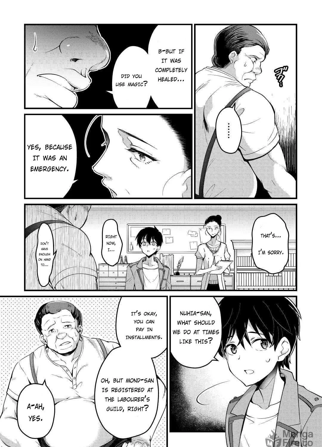 Ochikobore “1” Mahou Tsukai wa, Kyou mo Muishiki ni Cheat wo Tsukau Chapter 4 page 18 - 