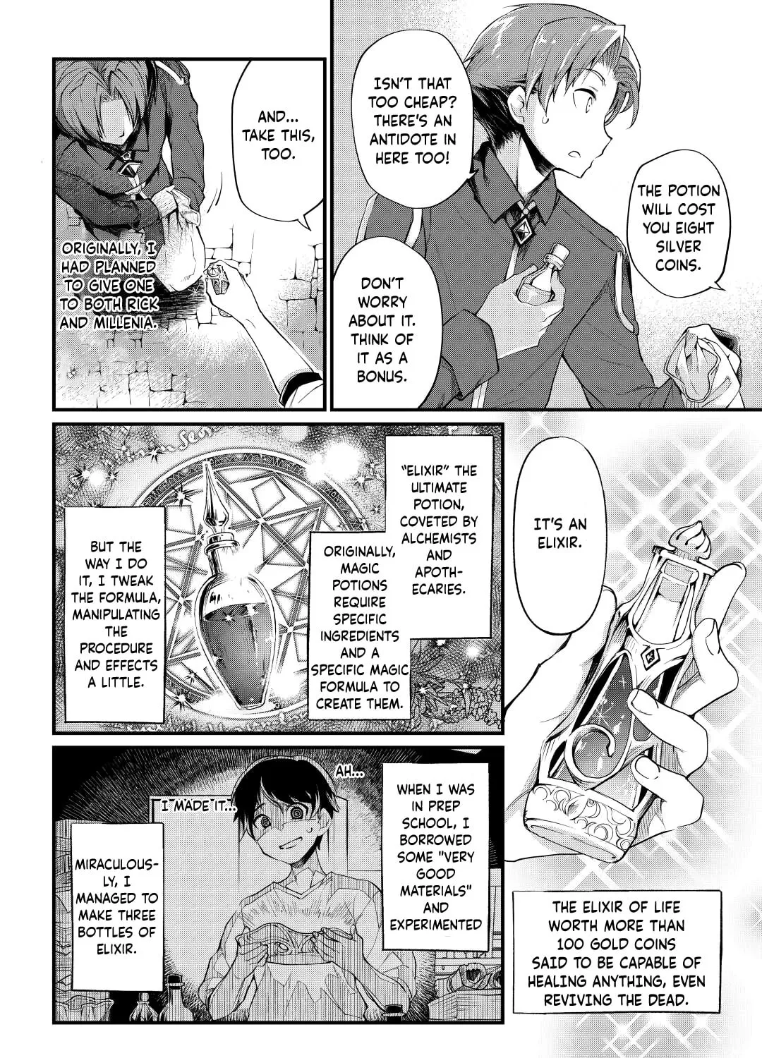 Ochikobore “1” Mahou Tsukai wa, Kyou mo Muishiki ni Cheat wo Tsukau Chapter 8 page 32 - 