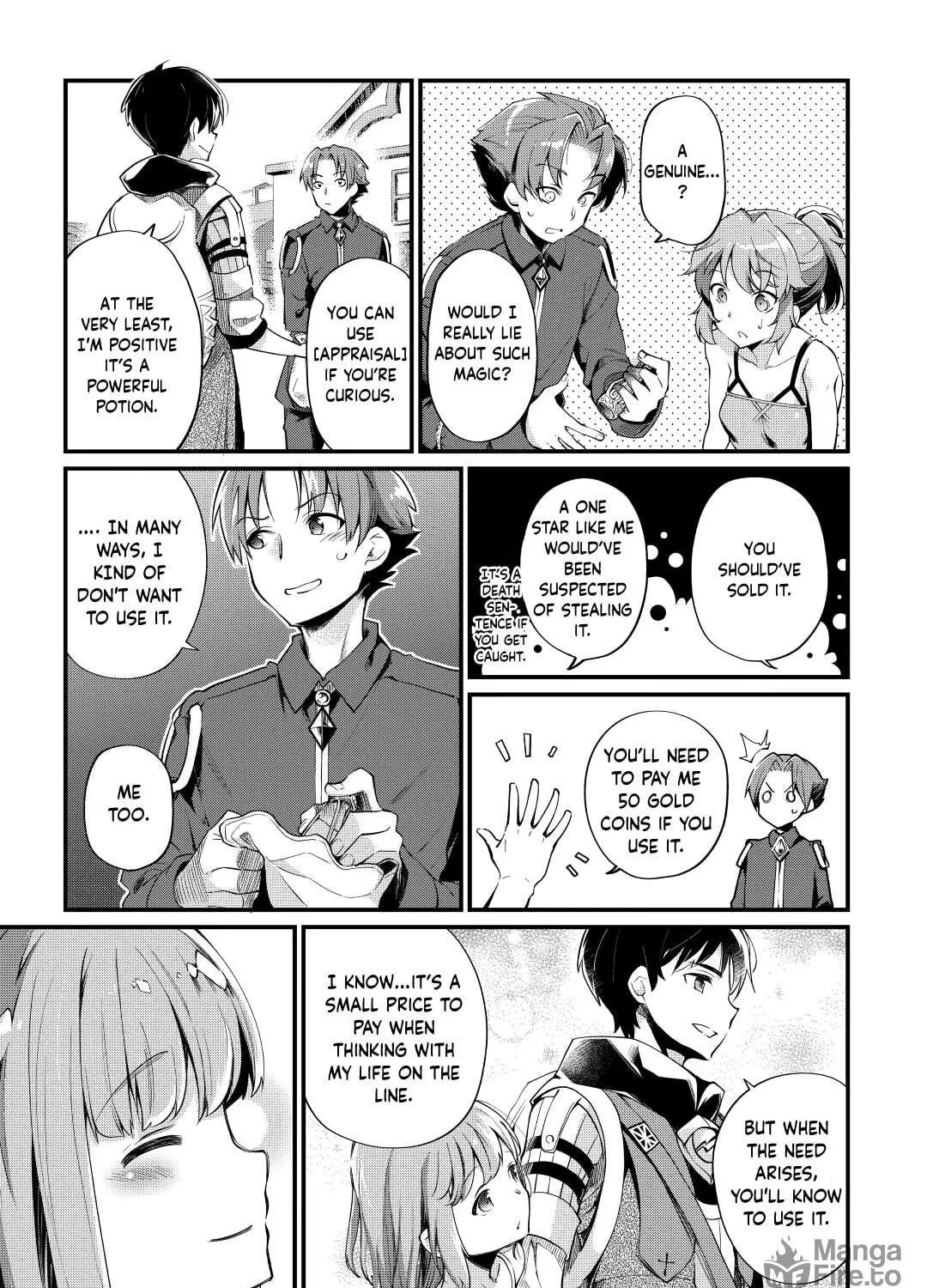 Ochikobore “1” Mahou Tsukai wa, Kyou mo Muishiki ni Cheat wo Tsukau Chapter 8 page 34 - 