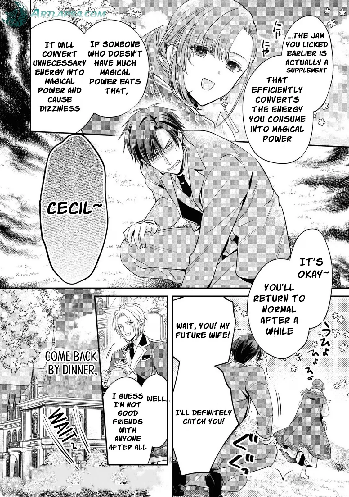 Ochikobore Shiro Madoushi Cecile wa Taishougai no Hazu deshita Chapter 13 page 31 - 