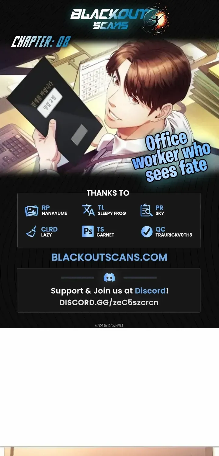 Office Worker Who Sees Fate Chapter 8 page 1 - 