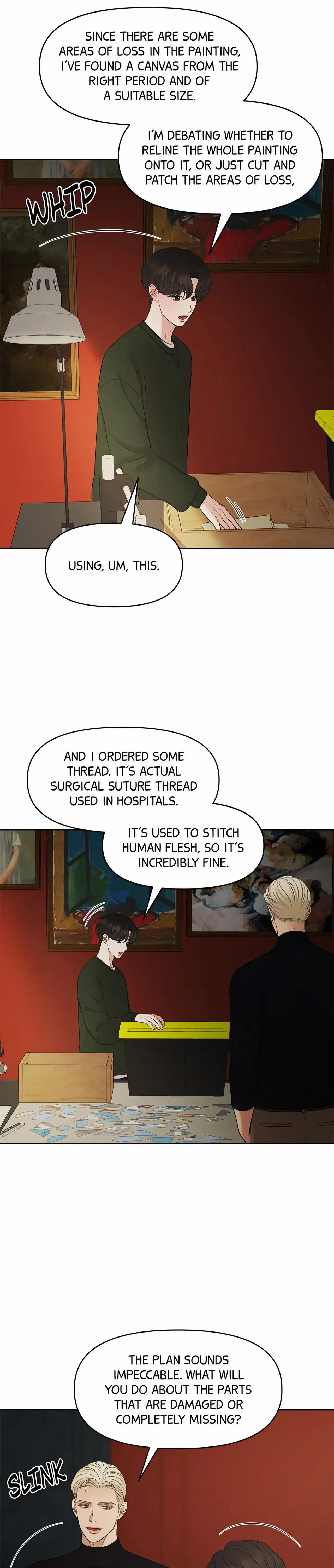 Oil on Canvas Chapter 23 page 11 - 