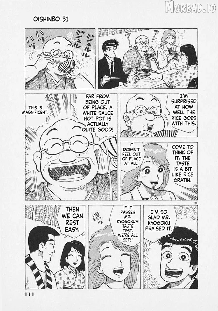 Oishinbo  Manga Chapter 285 page 21 - 