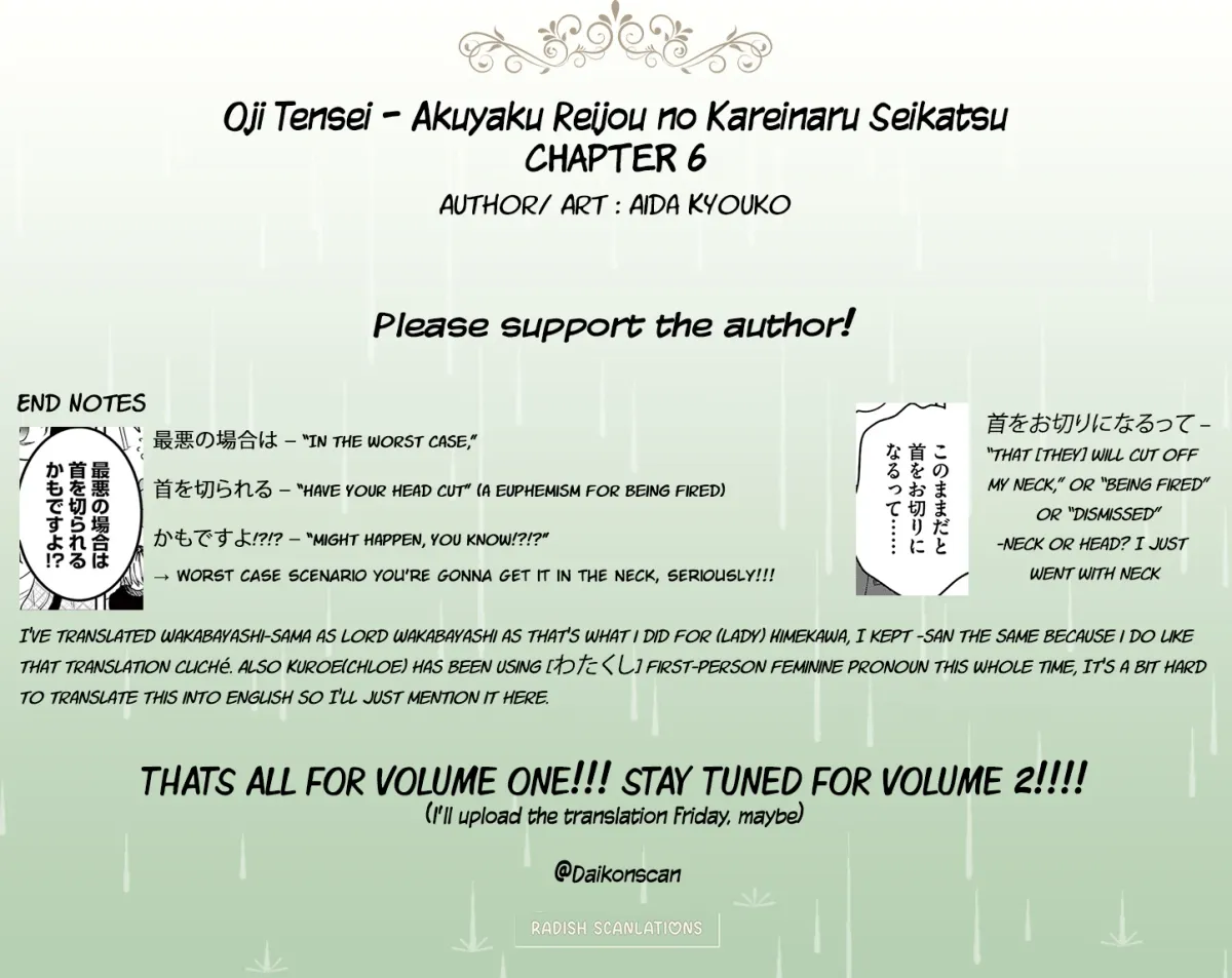 Oji Tensei ~Akuyaku Reijou no Kareinaru Seikatsu~ おじ転生～悪役令嬢の加齢なる生活～ Chapter 6 page 24 - 