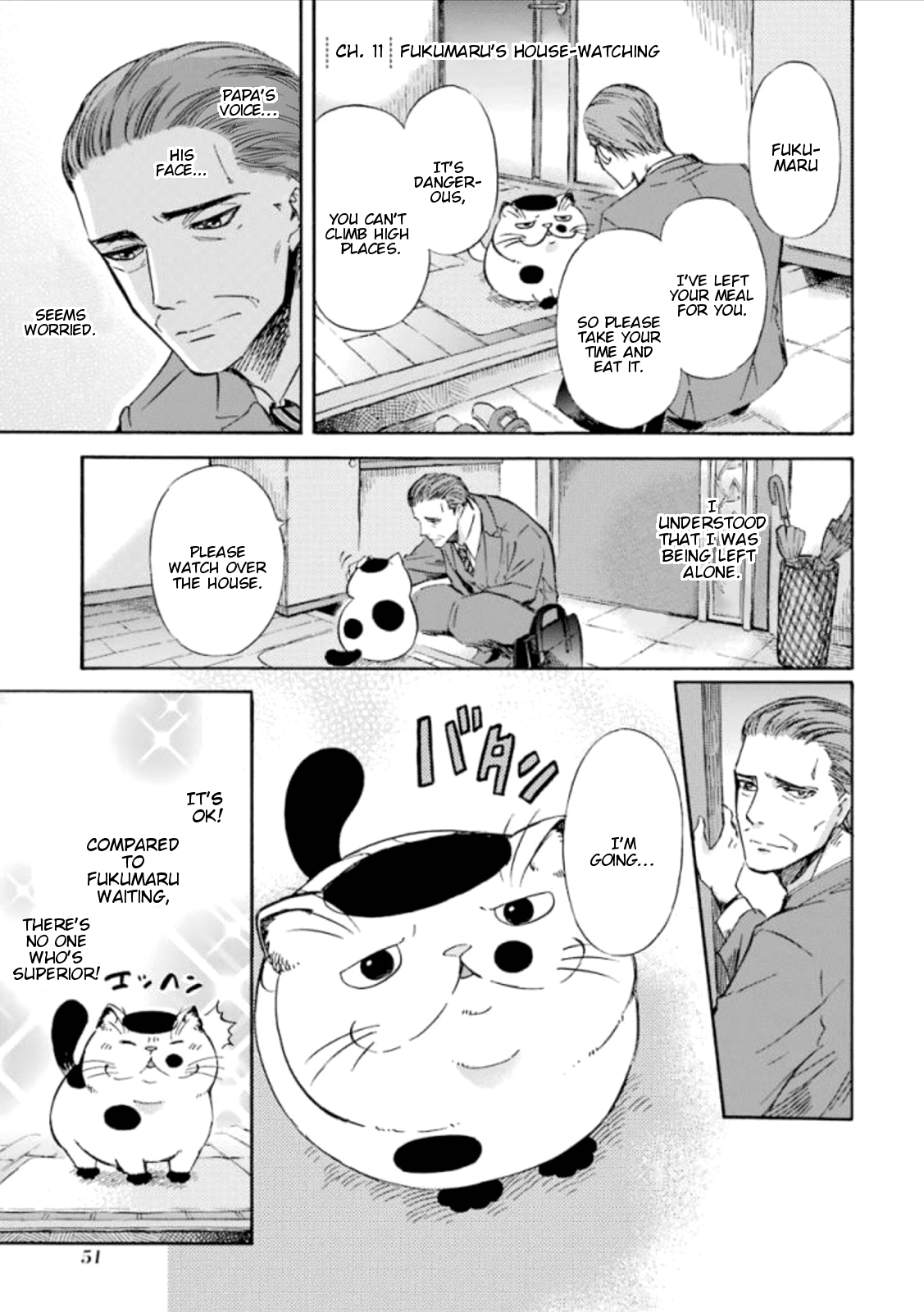Ojisama to Neko Chapter 11 page 1 - 