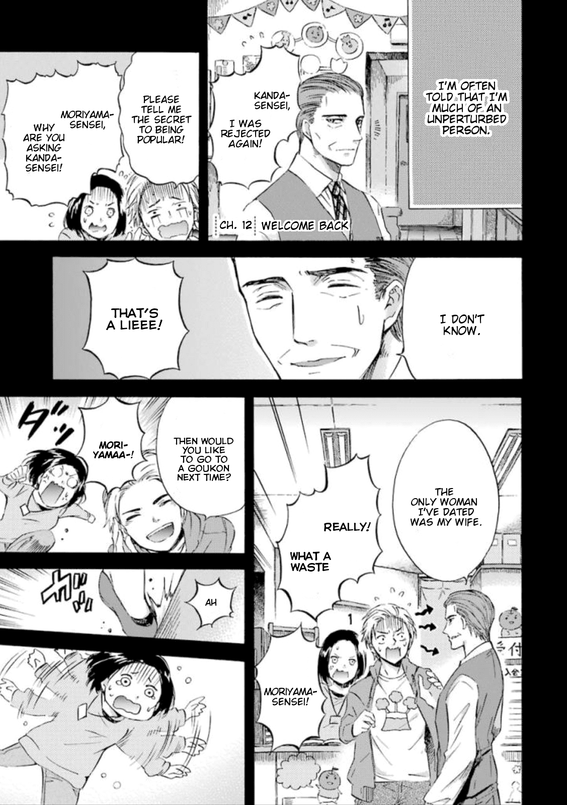 Ojisama to Neko Chapter 12 page 1 - 