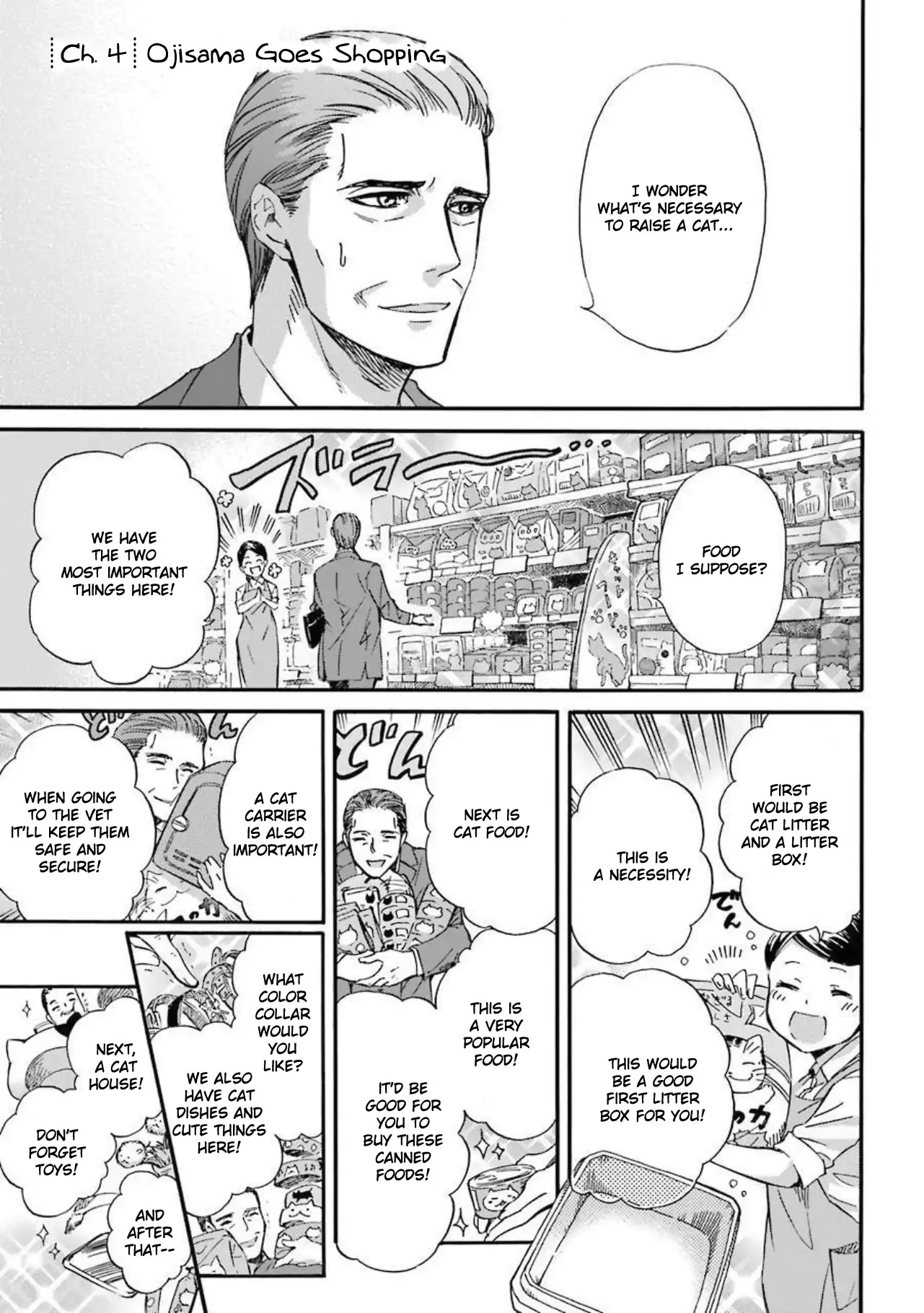 Ojisama to Neko Chapter 4 page 1 - 