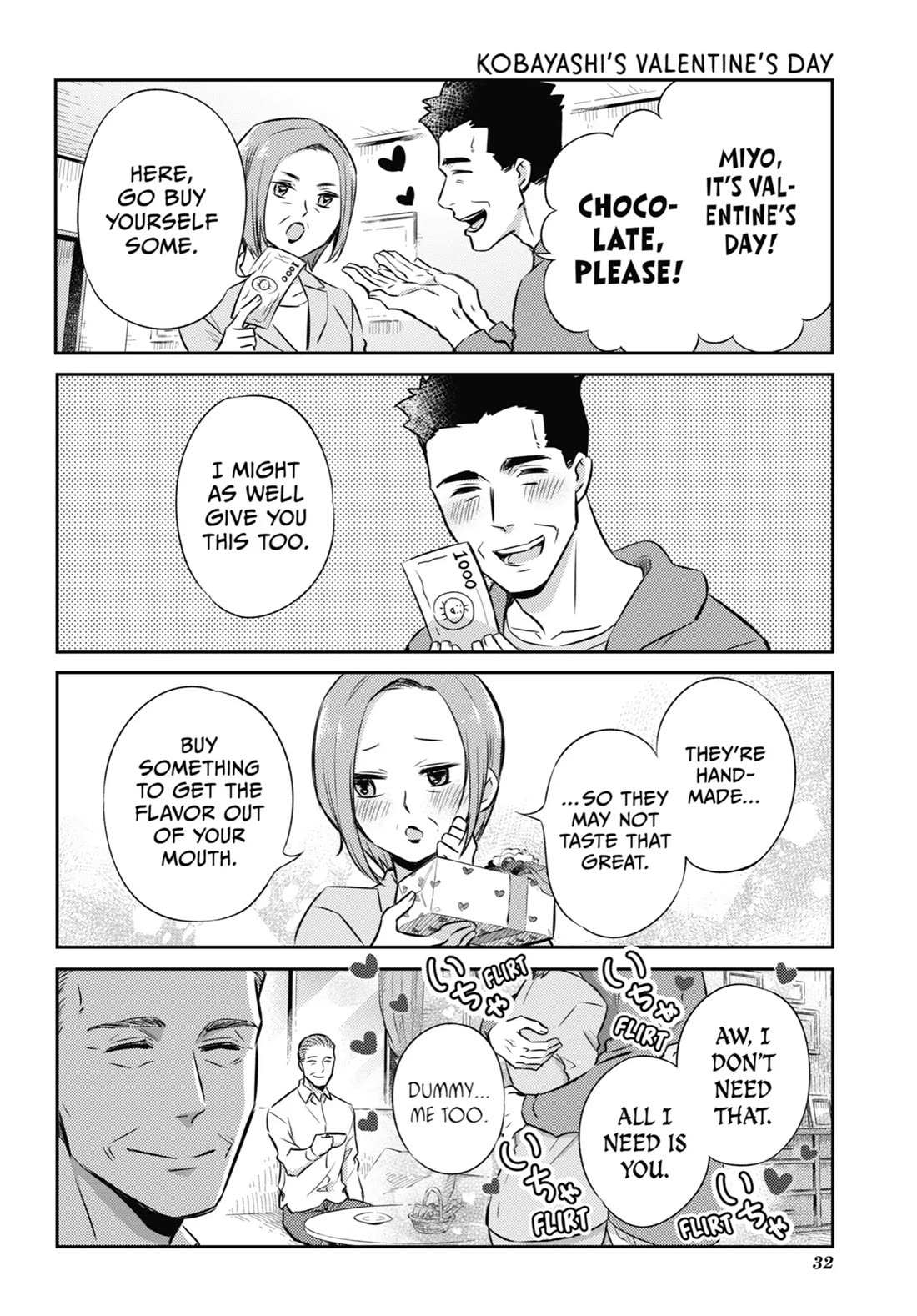 Ojisama to Neko Chapter 92 page 32 - 