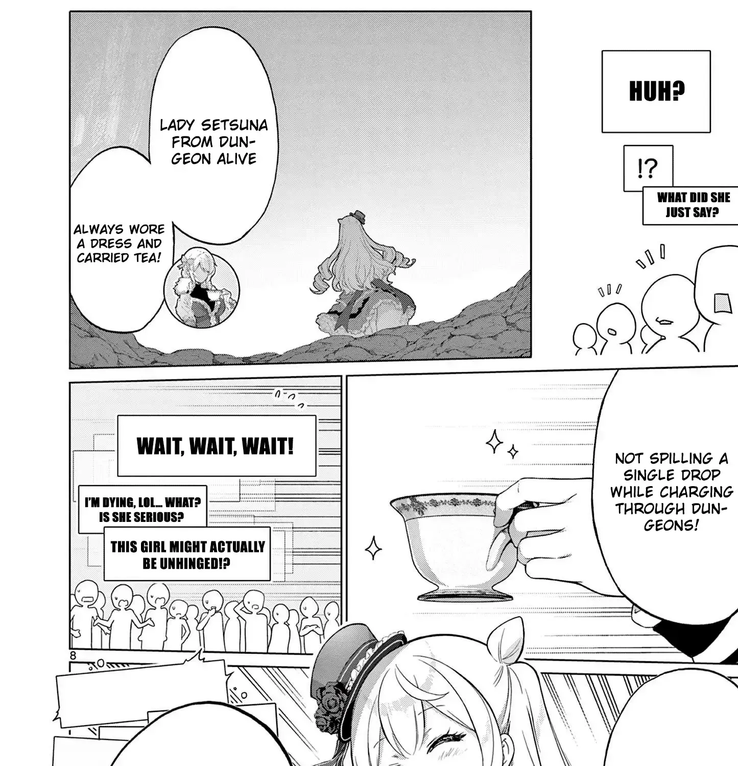Ojousama-kei Teihen Dungeon Haishinsha, Meiwaku-kei o Bokottara Bazutte Densetsu ni Nattemasu wa!? Chapter 4 page 17 - 