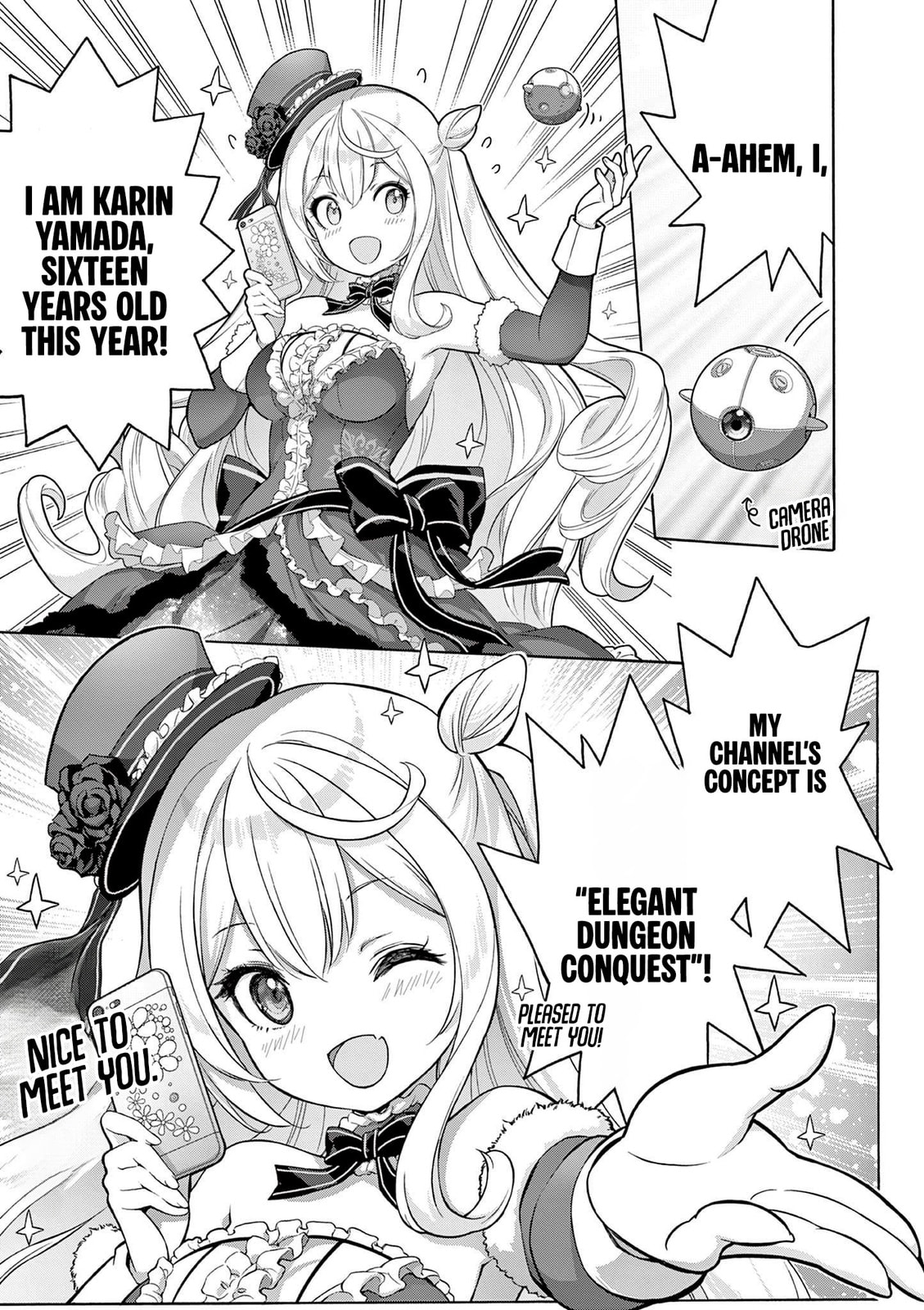 Ojousama-kei Teihen Dungeon Haishinsha, Meiwaku-kei wo Bokottara Bazutte Densetsu ni Nattemasu wa!? Chapter 1 page 11 - 