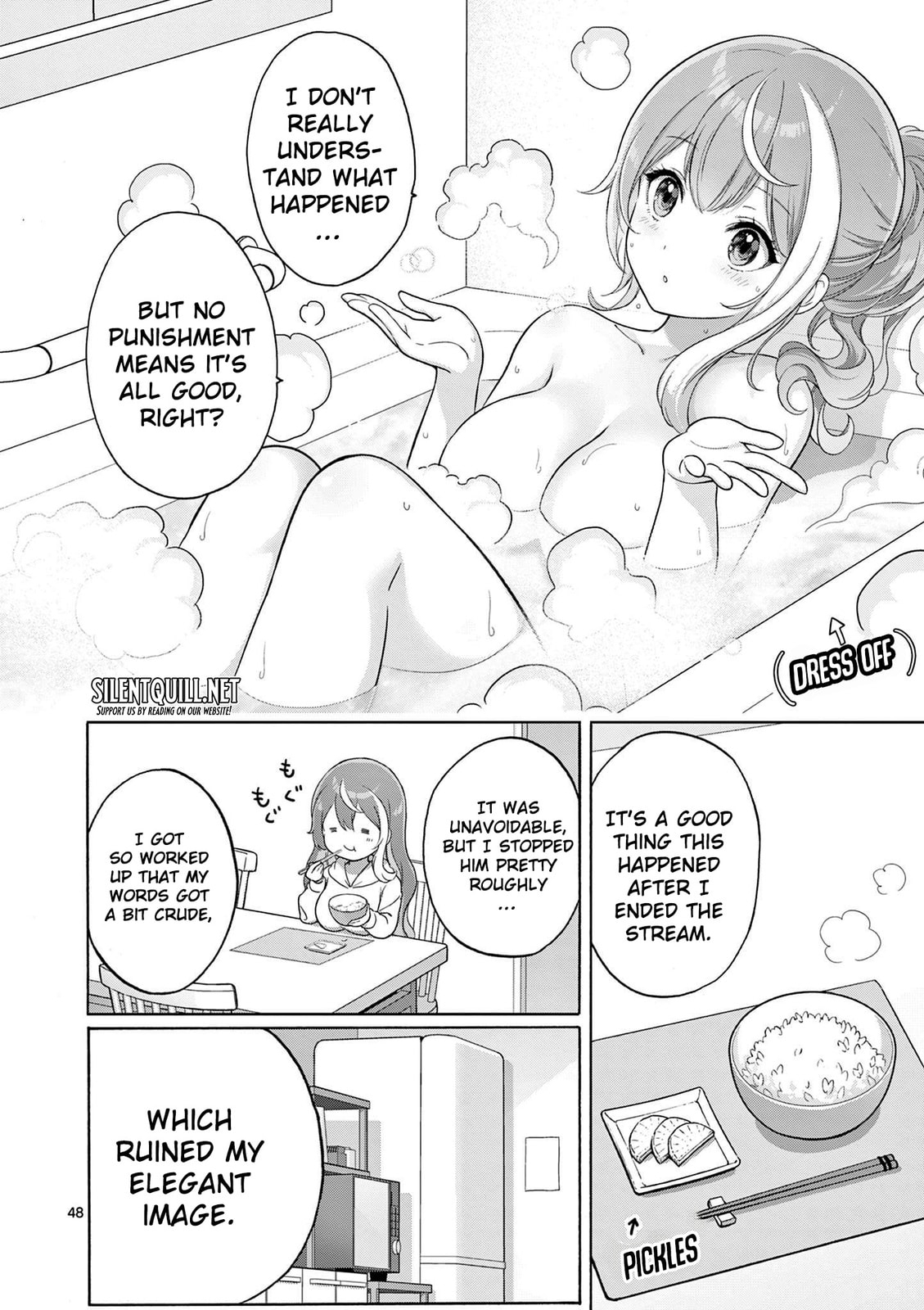 Ojousama-kei Teihen Dungeon Haishinsha, Meiwaku-kei wo Bokottara Bazutte Densetsu ni Nattemasu wa!? Chapter 1 page 46 - 