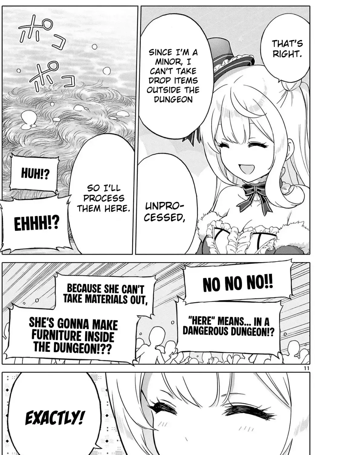 Ojousama-kei Teihen Dungeon Haishinsha, Meiwaku-kei wo Bokottara Bazutte Densetsu ni Nattemasu wa!? Chapter 11 page 23 - 