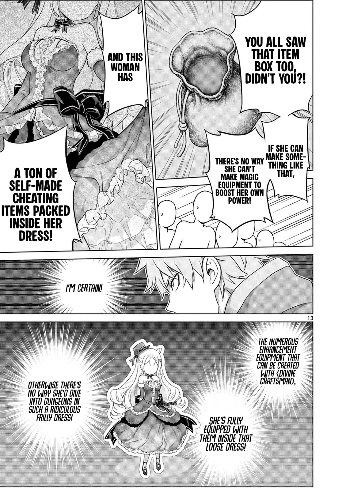 Ojousama-kei Teihen Dungeon Haishinsha, Meiwaku-kei wo Bokottara Bazutte Densetsu ni Nattemasu wa!? Chapter 17 page 14 - 