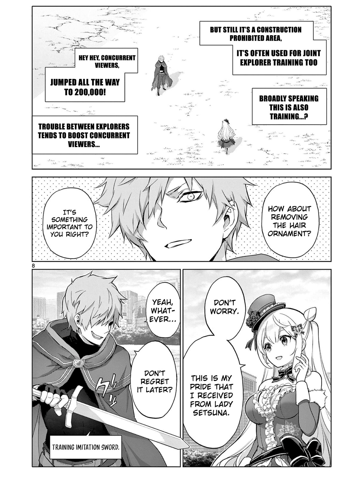 Ojousama-kei Teihen Dungeon Haishinsha, Meiwaku-kei wo Bokottara Bazutte Densetsu ni Nattemasu wa!? Chapter 17 page 9 - 