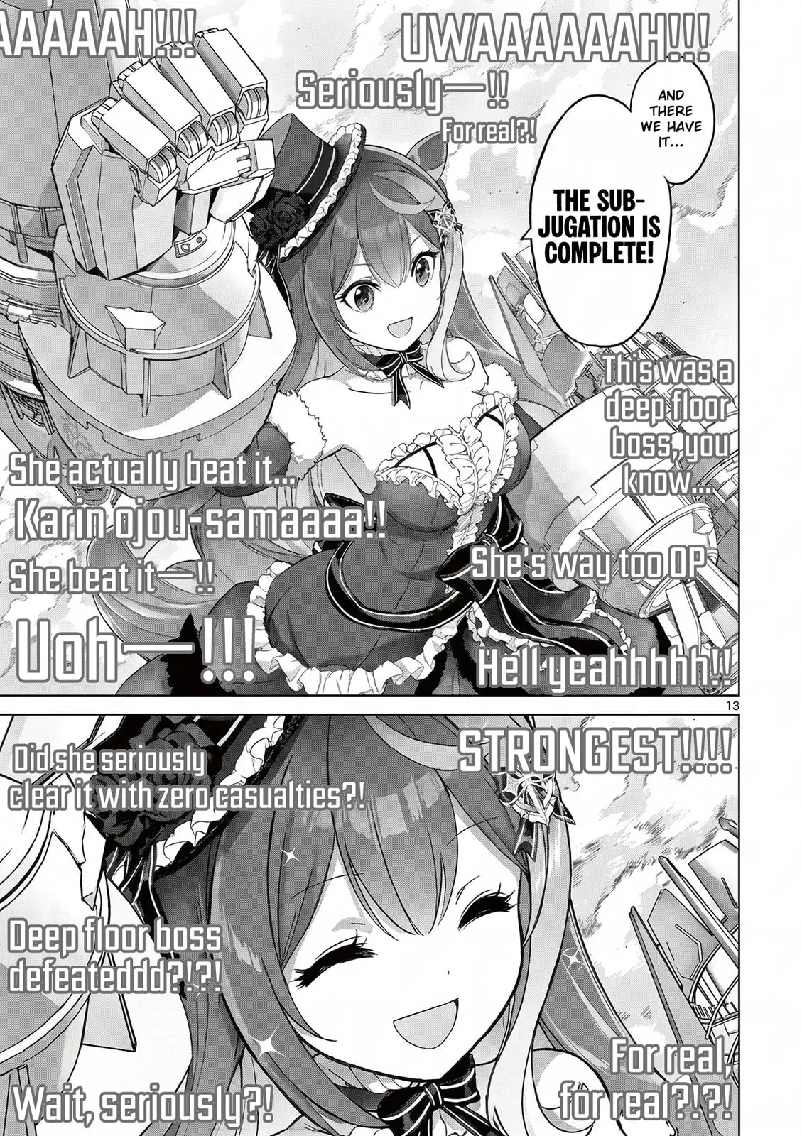 Ojousama-kei Teihen Dungeon Haishinsha, Meiwaku-kei wo Bokottara Bazutte Densetsu ni Nattemasu wa!? Chapter 21 page 12 - 