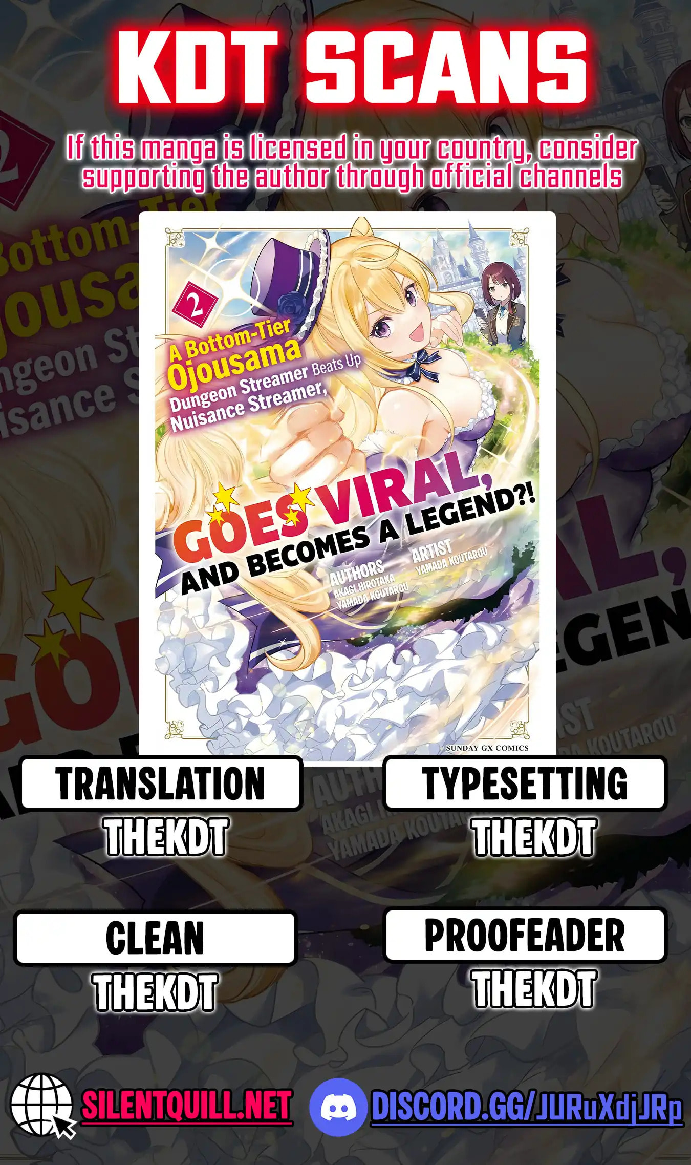 Ojousama-kei Teihen Dungeon Haishinsha, Meiwaku-kei wo Bokottara Bazutte Densetsu ni Nattemasu wa!? Chapter 22 page 1 - 