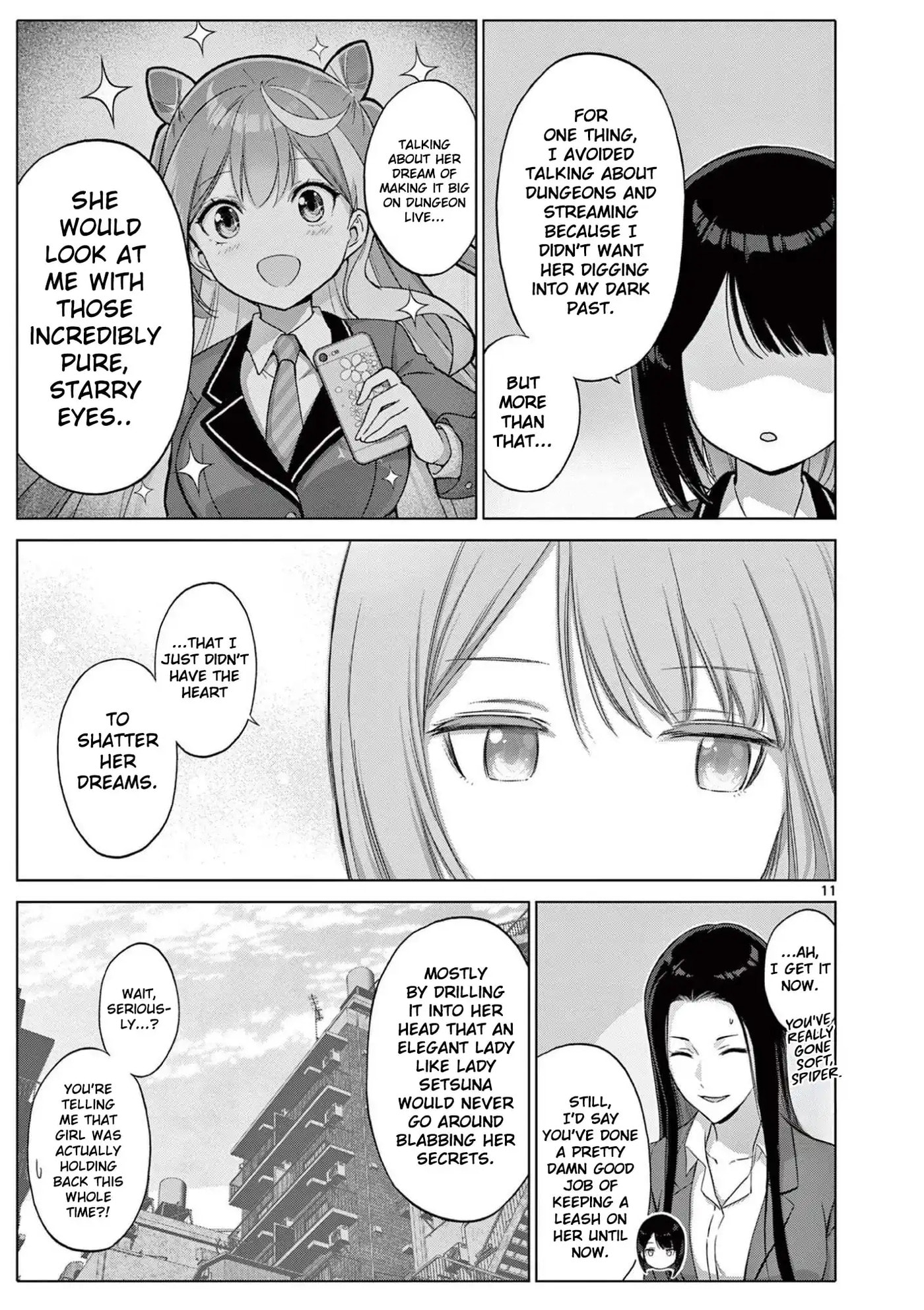 Ojousama-kei Teihen Dungeon Haishinsha, Meiwaku-kei wo Bokottara Bazutte Densetsu ni Nattemasu wa!? Chapter 22 page 12 - 