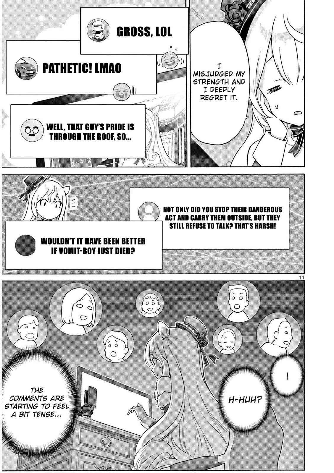 Ojousama-kei Teihen Dungeon Haishinsha, Meiwaku-kei wo Bokottara Bazutte Densetsu ni Nattemasu wa!? Chapter 3 page 11 - 