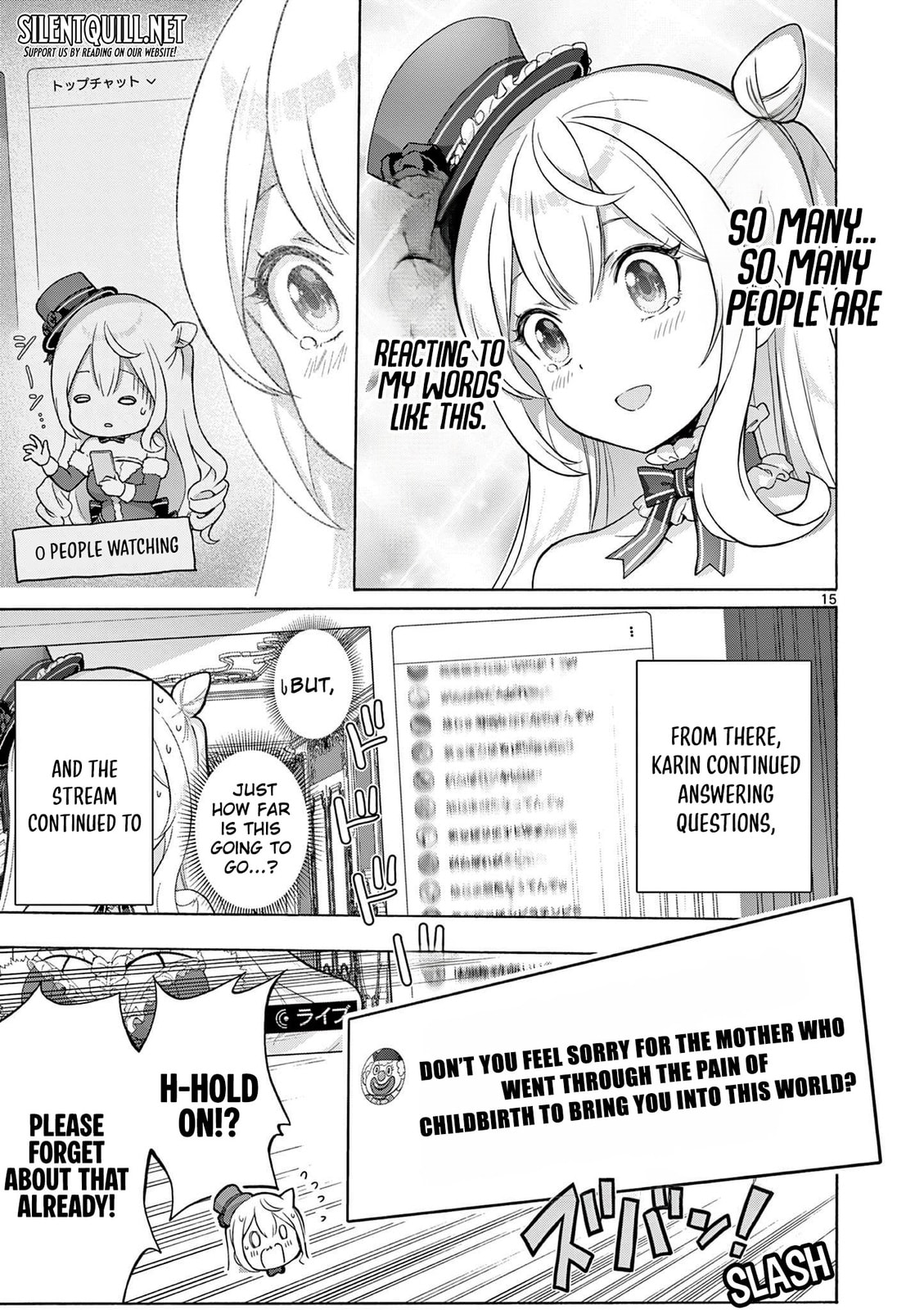 Ojousama-kei Teihen Dungeon Haishinsha, Meiwaku-kei wo Bokottara Bazutte Densetsu ni Nattemasu wa!? Chapter 3 page 15 - 