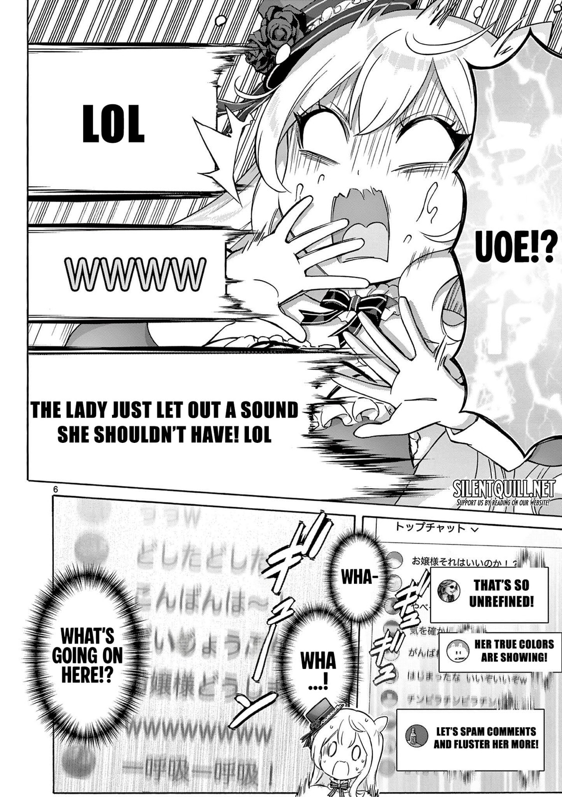 Ojousama-kei Teihen Dungeon Haishinsha, Meiwaku-kei wo Bokottara Bazutte Densetsu ni Nattemasu wa!? Chapter 3 page 6 - 