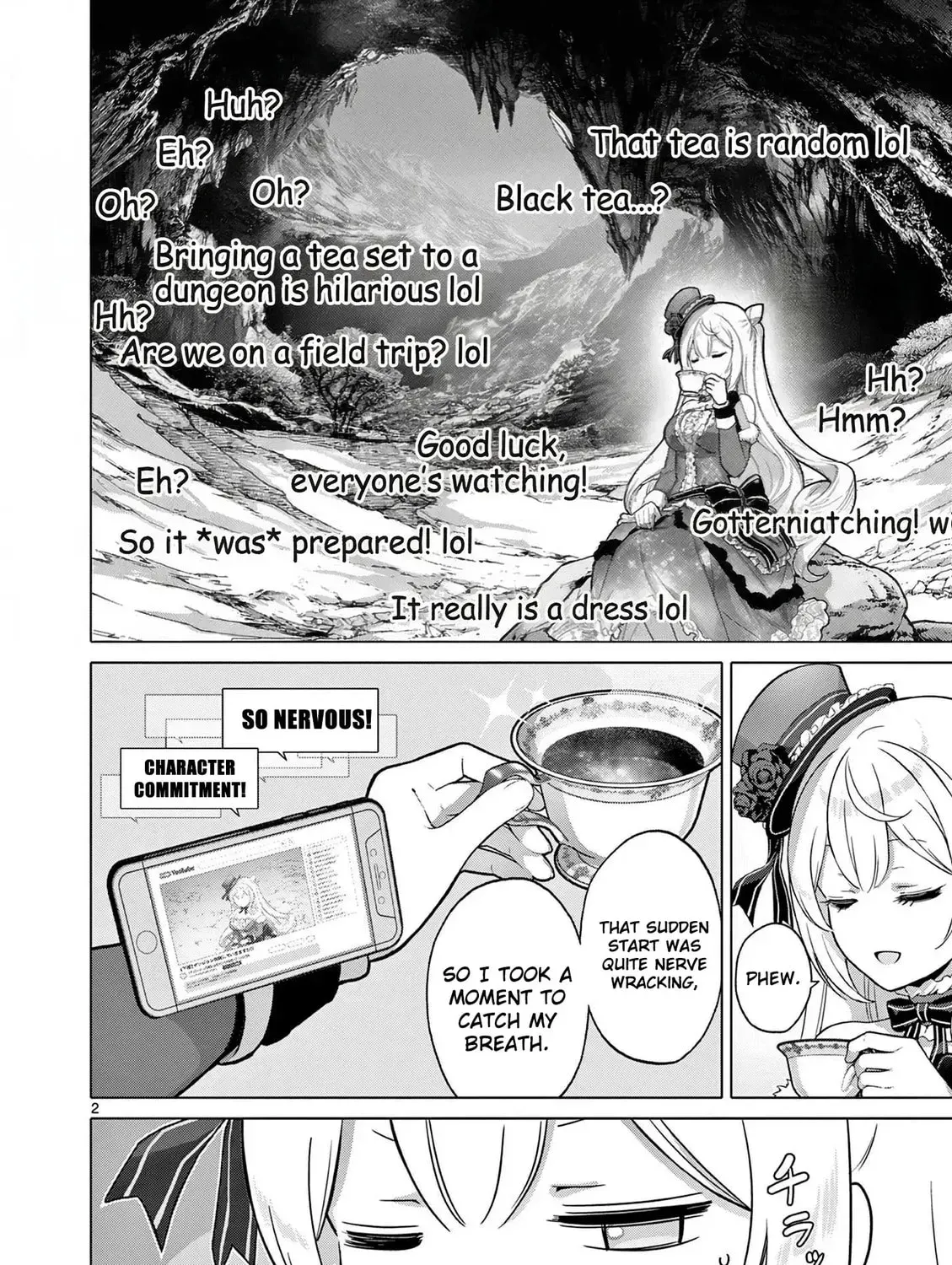 Ojousama-kei Teihen Dungeon Haishinsha, Meiwaku-kei wo Bokottara Bazutte Densetsu ni Nattemasu wa!? Chapter 4 page 5 - 