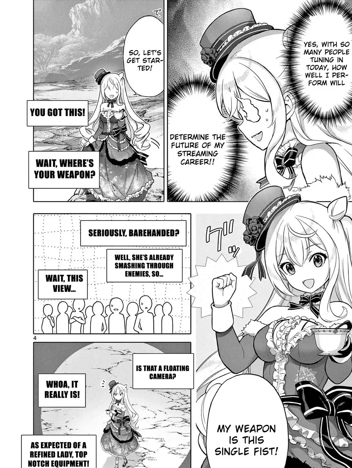 Ojousama-kei Teihen Dungeon Haishinsha, Meiwaku-kei wo Bokottara Bazutte Densetsu ni Nattemasu wa!? Chapter 4 page 9 - 