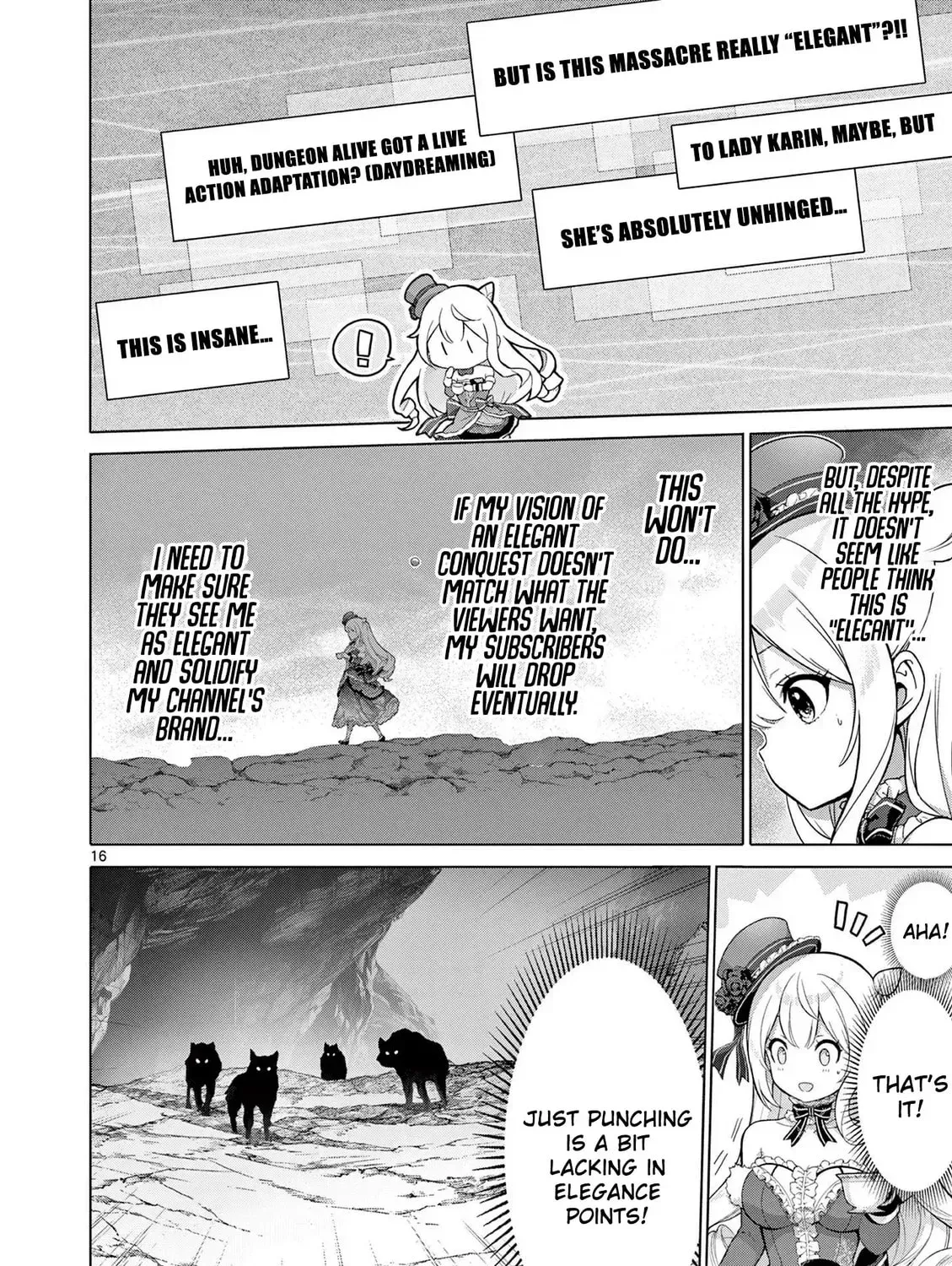 Ojousama-kei Teihen Dungeon Haishinsha, Meiwaku-kei wo Bokottara Bazutte Densetsu ni Nattemasu wa!? Chapter 5 page 33 - 