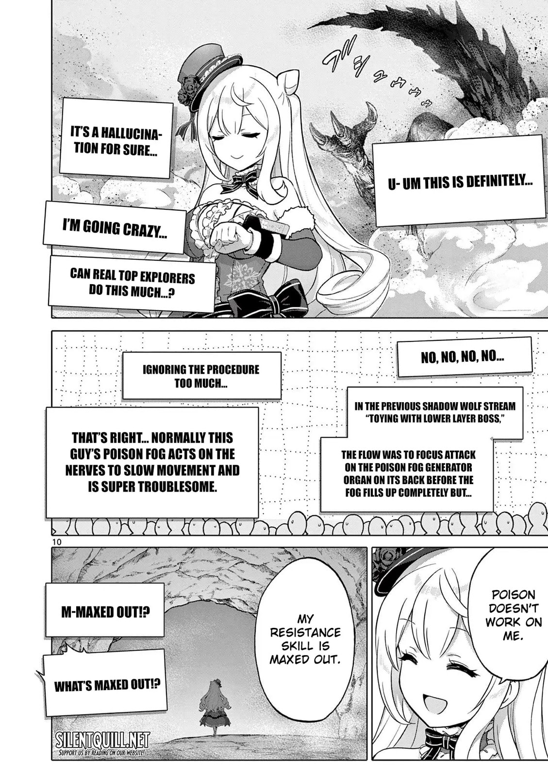 Ojousama-kei Teihen Dungeon Haishinsha, Meiwaku-kei wo Bokottara Bazutte Densetsu ni Nattemasu wa!? Chapter 6 page 10 - 