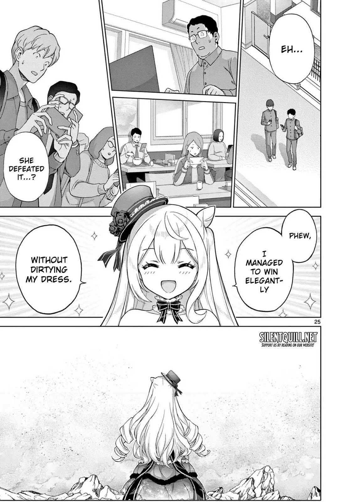Ojousama-kei Teihen Dungeon Haishinsha, Meiwaku-kei wo Bokottara Bazutte Densetsu ni Nattemasu wa!? Chapter 7 page 25 - 
