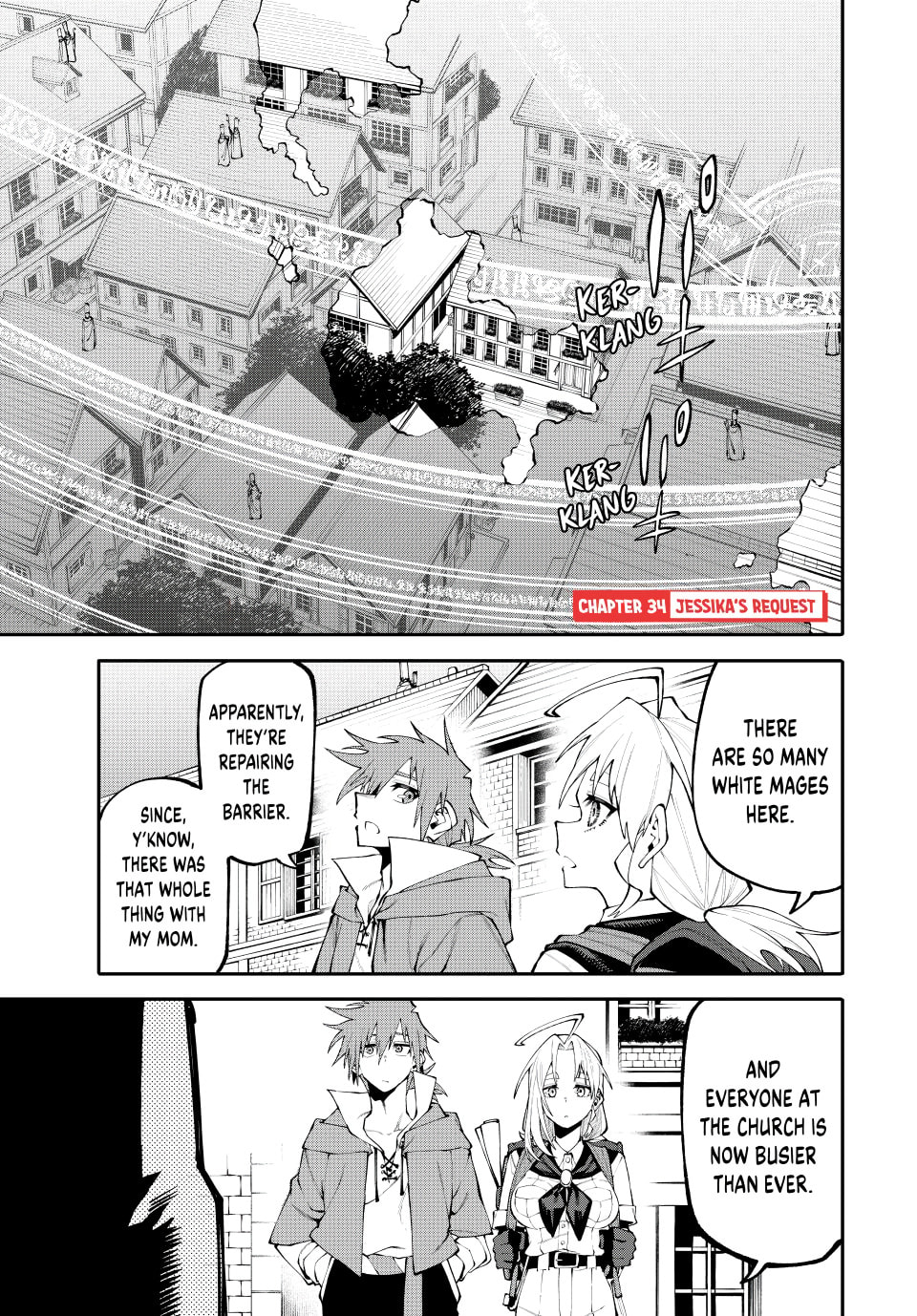 Okaasan Boukensha, Login Bonus de Skill "Shufu" ni Mezamemashita. Shuuichi Moraeru Chirashi de Boukensha Seikatsu Ganbarimasu! Chapter 34 page 1 - 