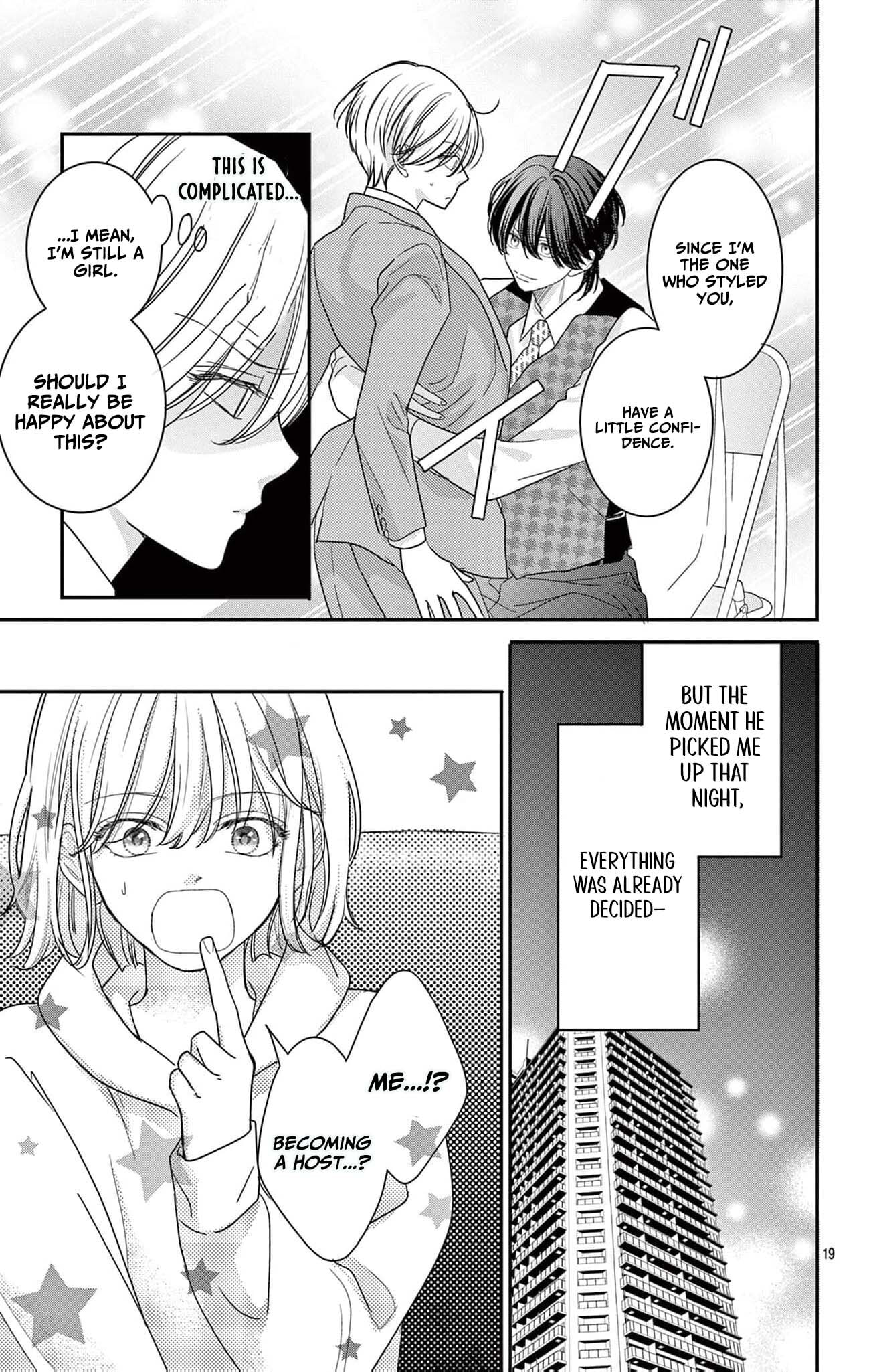 Okaeri, Ore no Saiai: Dansou Host wa Eesu no Chouai kara Nigerarenai Chapter 1 page 19 - 