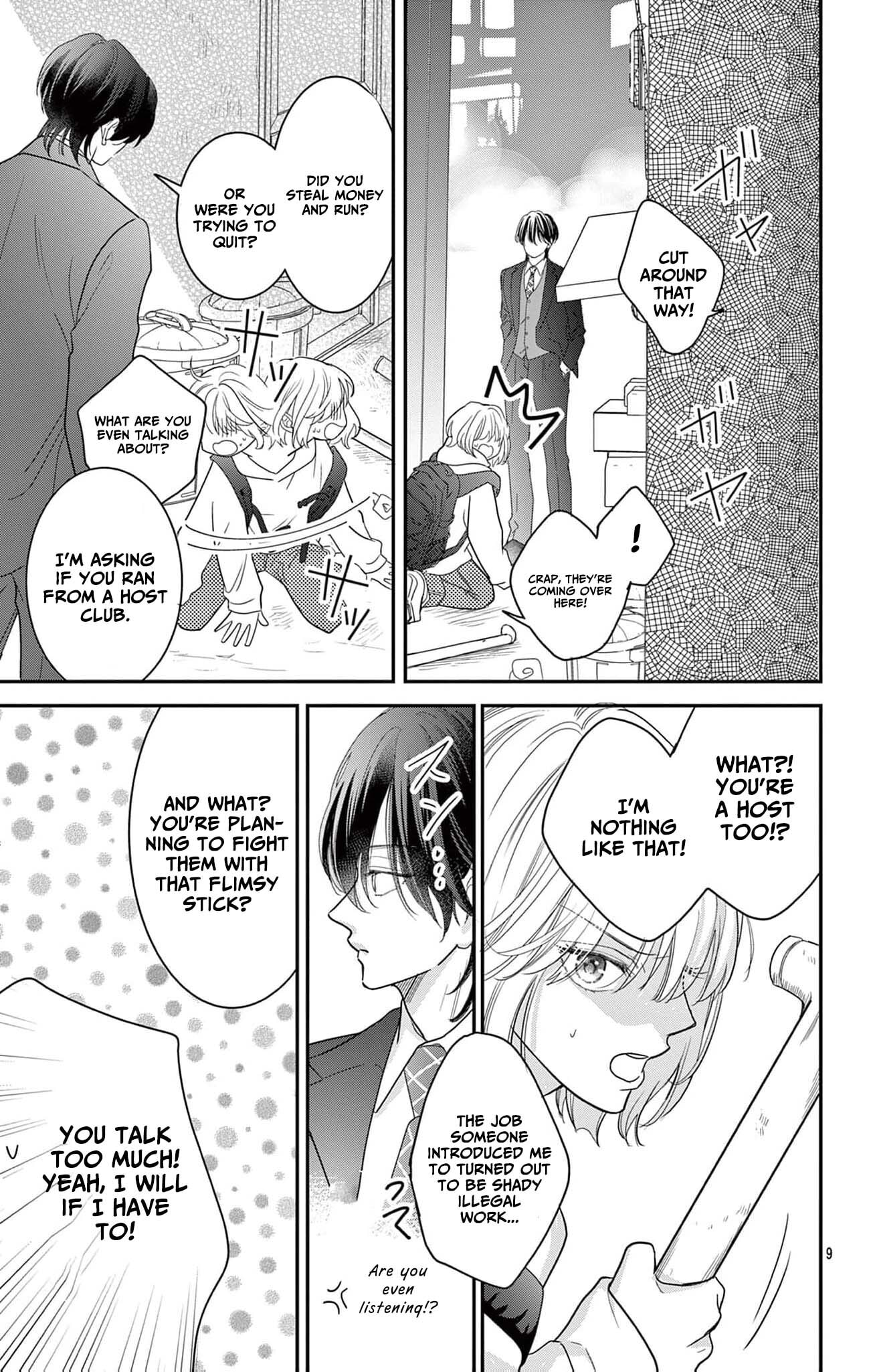 Okaeri, Ore no Saiai: Dansou Host wa Eesu no Chouai kara Nigerarenai Chapter 1 page 9 - 